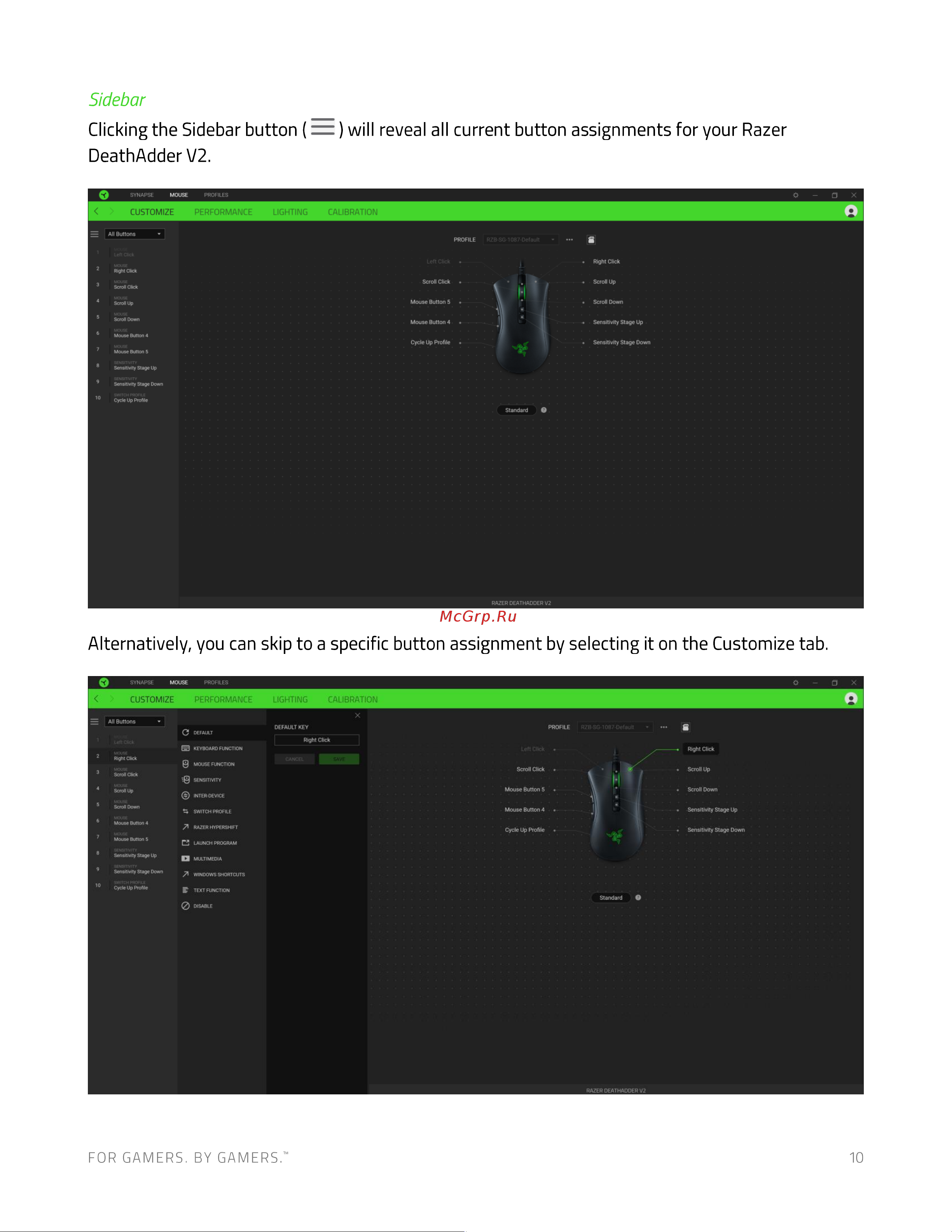 Razer DeathAdder V2 HALO Infinite Руководство по эксплуатации онлайн [11/24] 803970