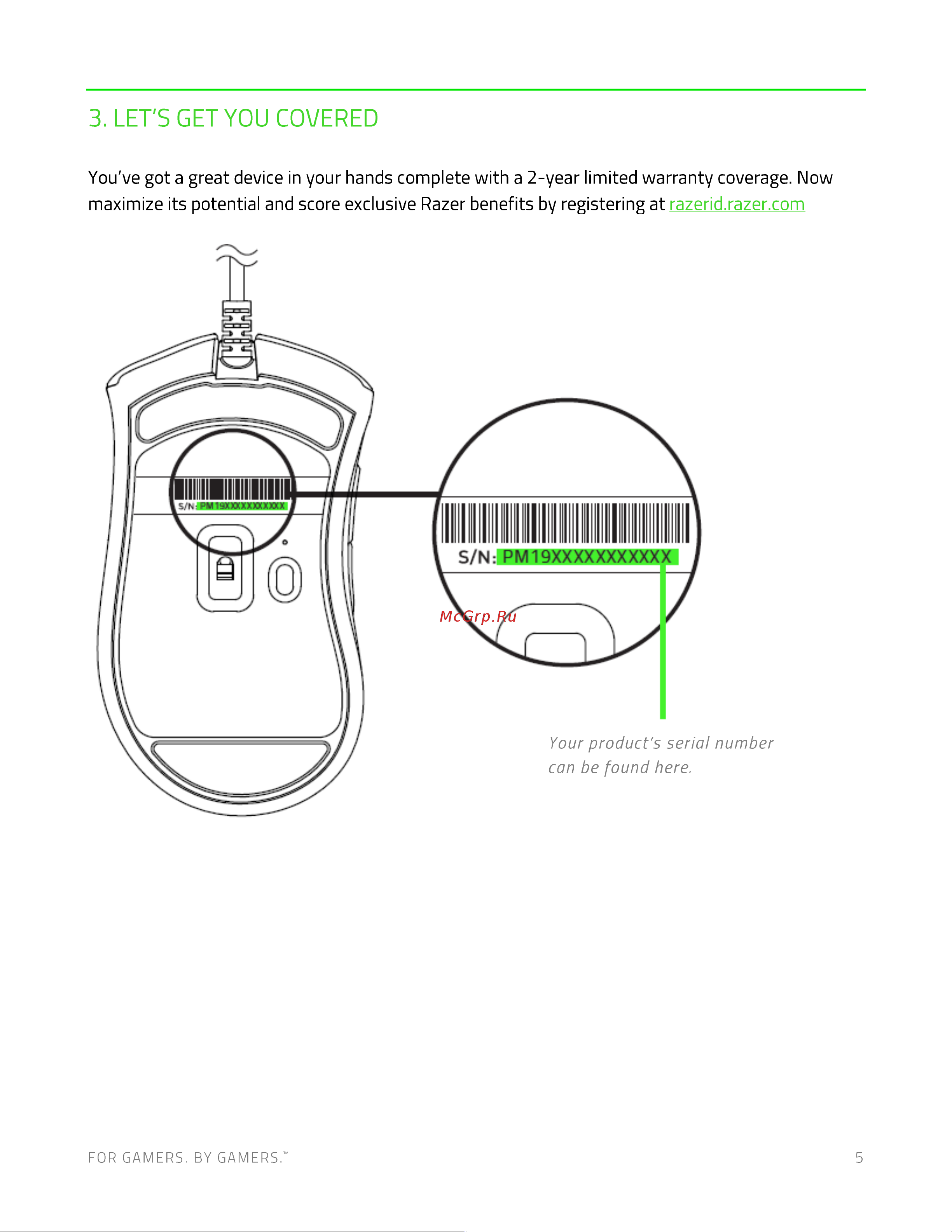 Razer DeathAdder V2 HALO Infinite Руководство по эксплуатации онлайн [6/24] 784353