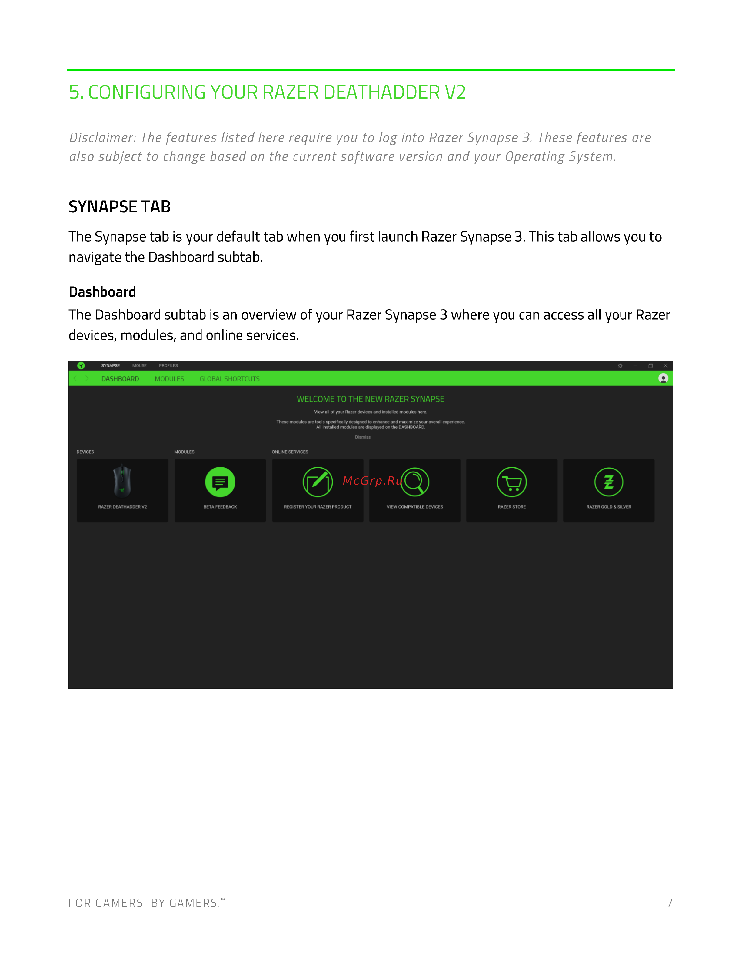 Razer DeathAdder V2 HALO Infinite Руководство по эксплуатации онлайн [8/24] 784353