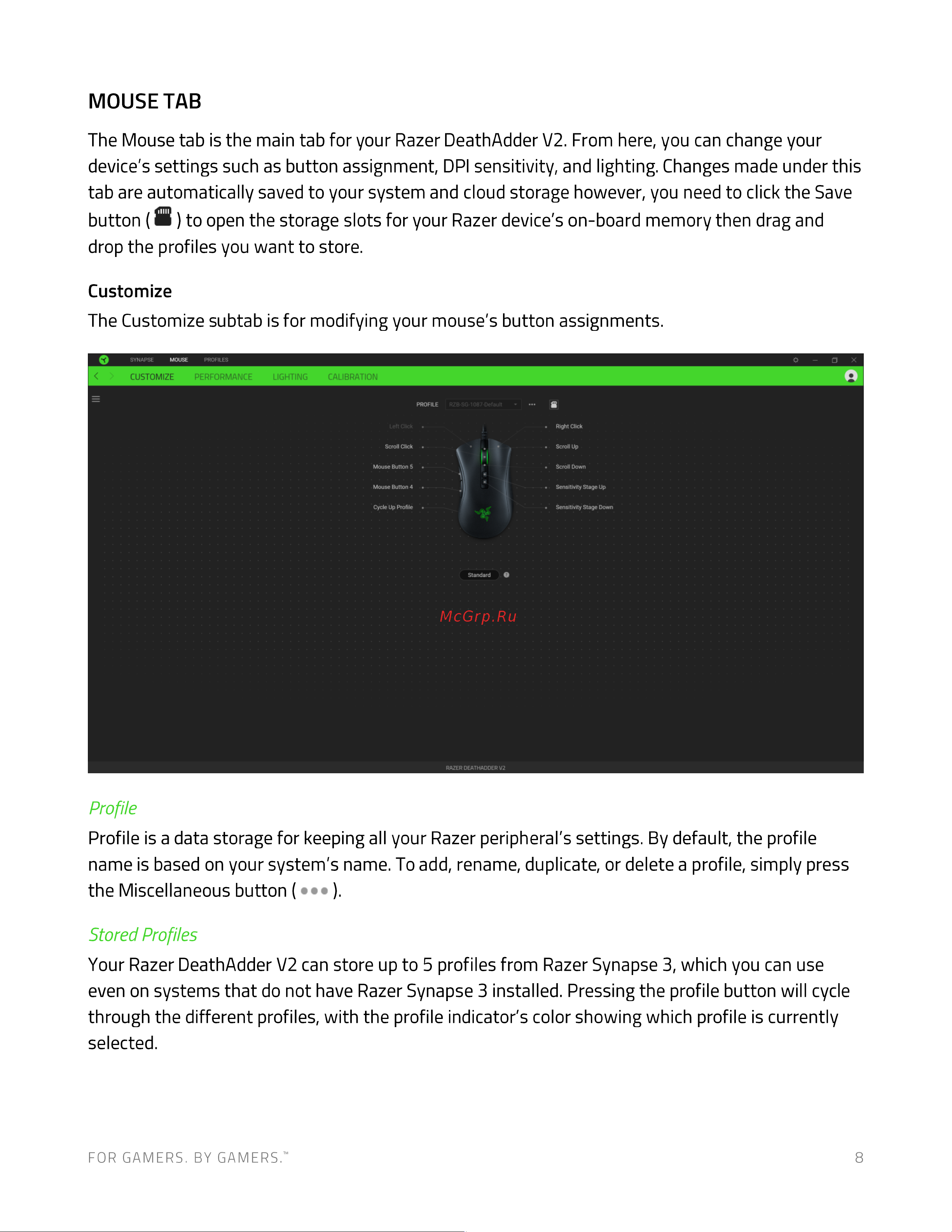 Razer DeathAdder V2 HALO Infinite Руководство по эксплуатации онлайн [9/24] 803970