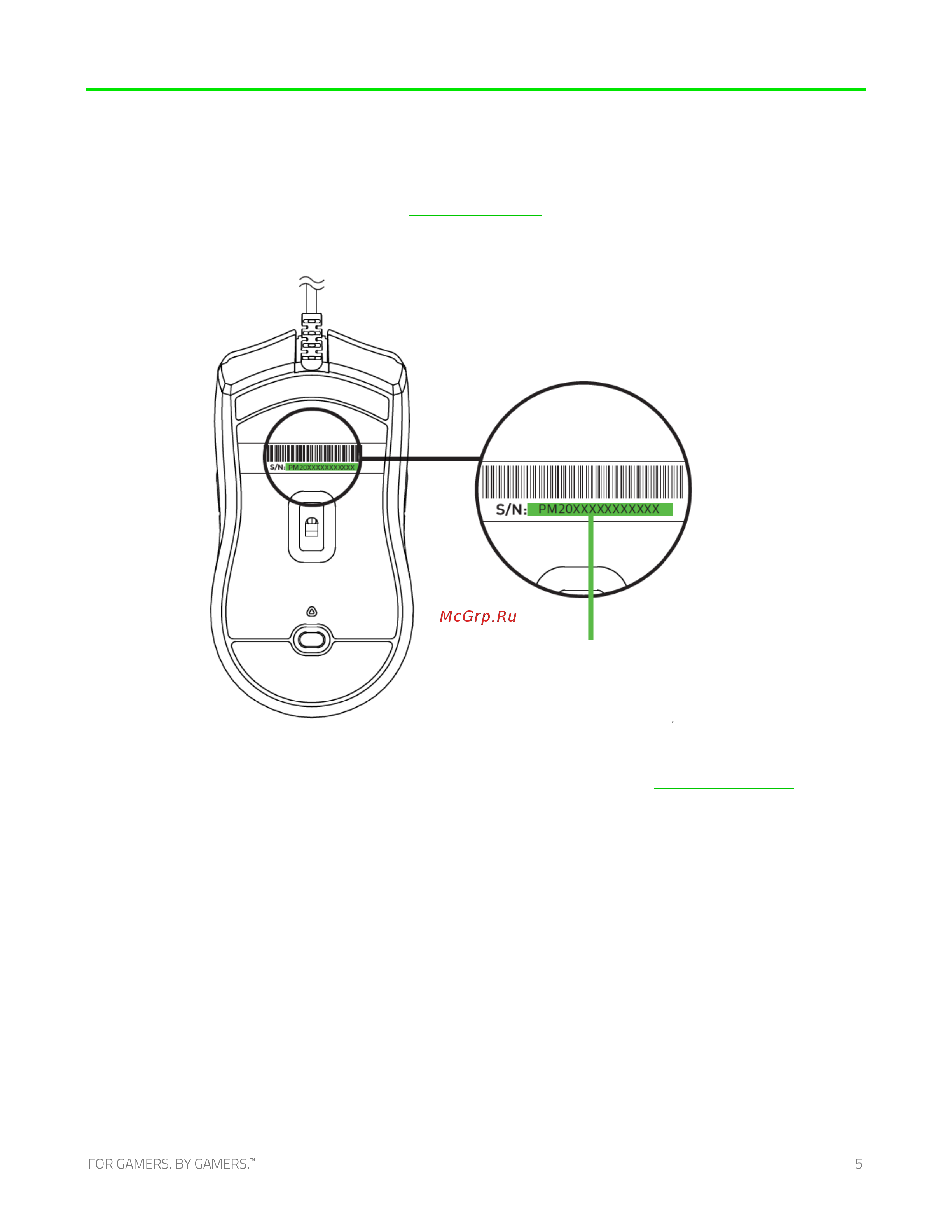 Razer Viper 8KHz ESL Ed. RZ01-03580200-R3M1 [6/33] Пора позаботиться о гарантии