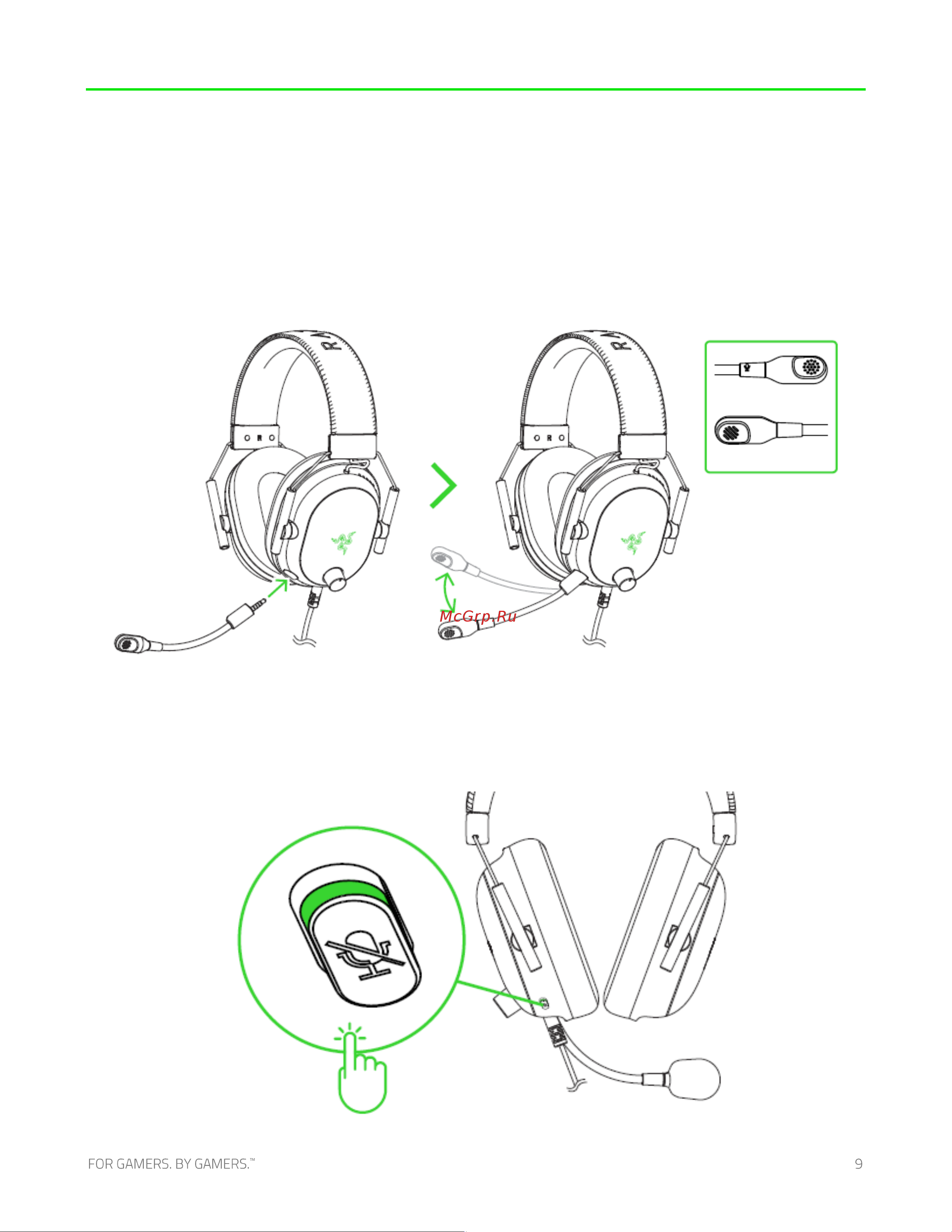 Razer Blackshark V2 SE RZ04-03230200-R3M1 [10/29] Использование razer blackshark v2