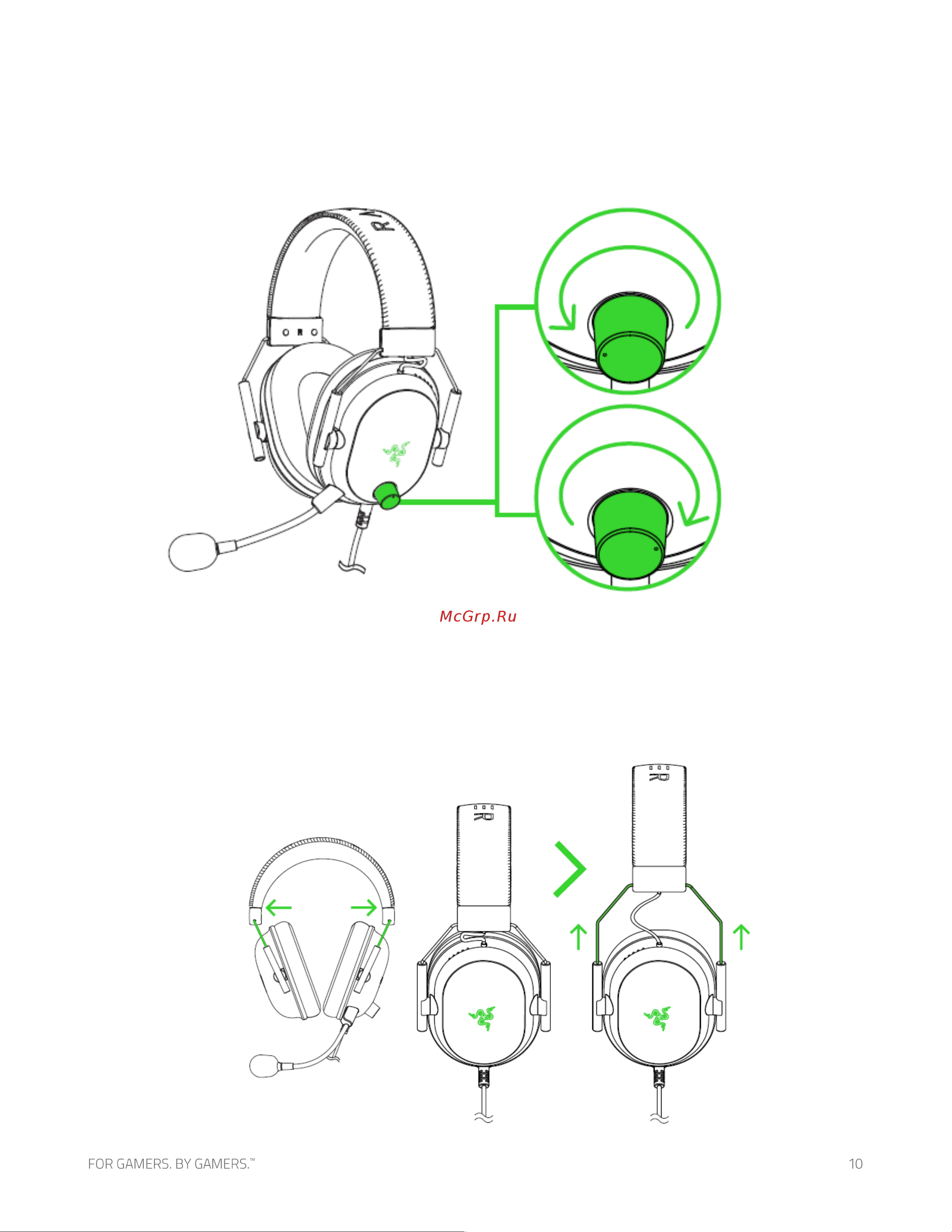 Razer Blackshark V2 SE RZ04-03230200-R3M1 [11/29] Регулировка громкости