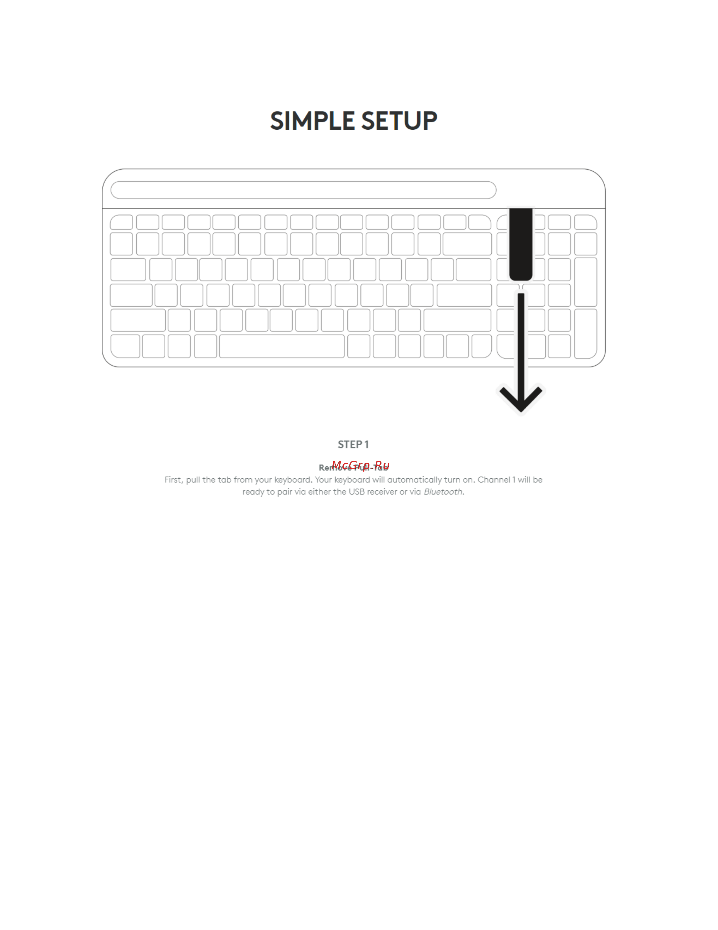 Logitech K580 Multi-Device Graphite Руководство по эксплуатации онлайн
