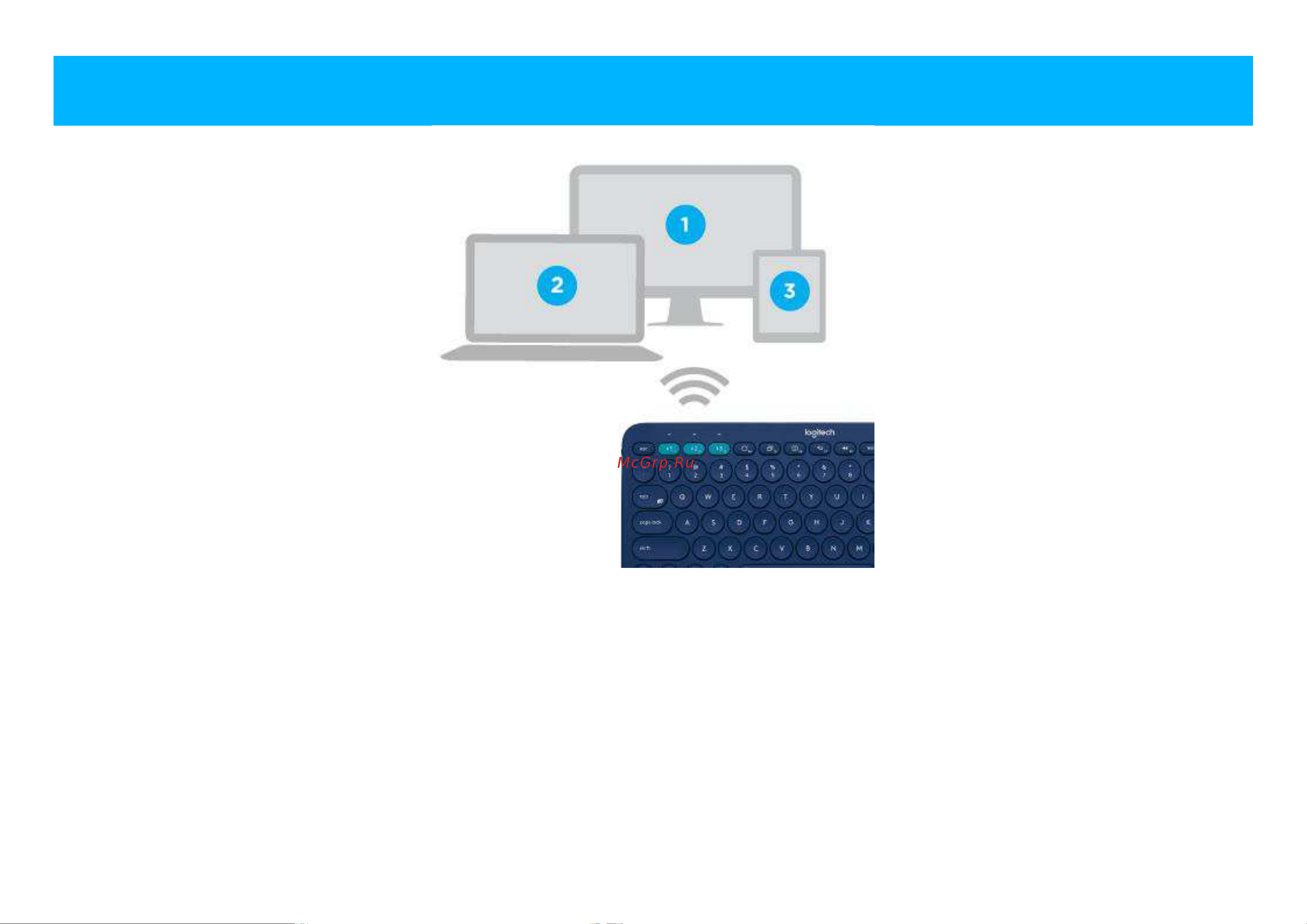 Logitech K380 920-010569 (русская раскладка) Руководство по эксплуатации онлайн [5/0] 888997