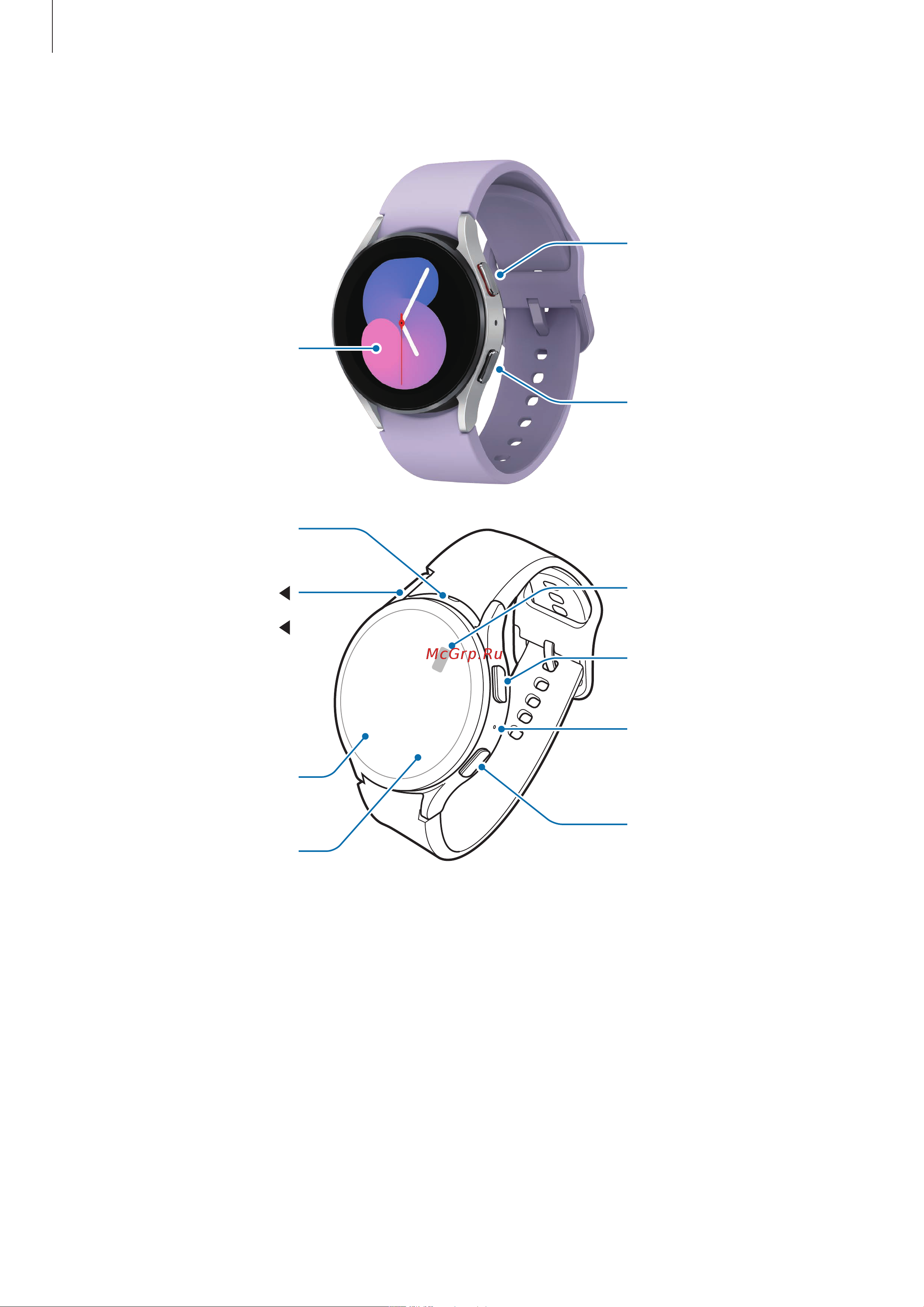 Samsung Galaxy Watch5 44mm Sapphire [8/136] Начало работы