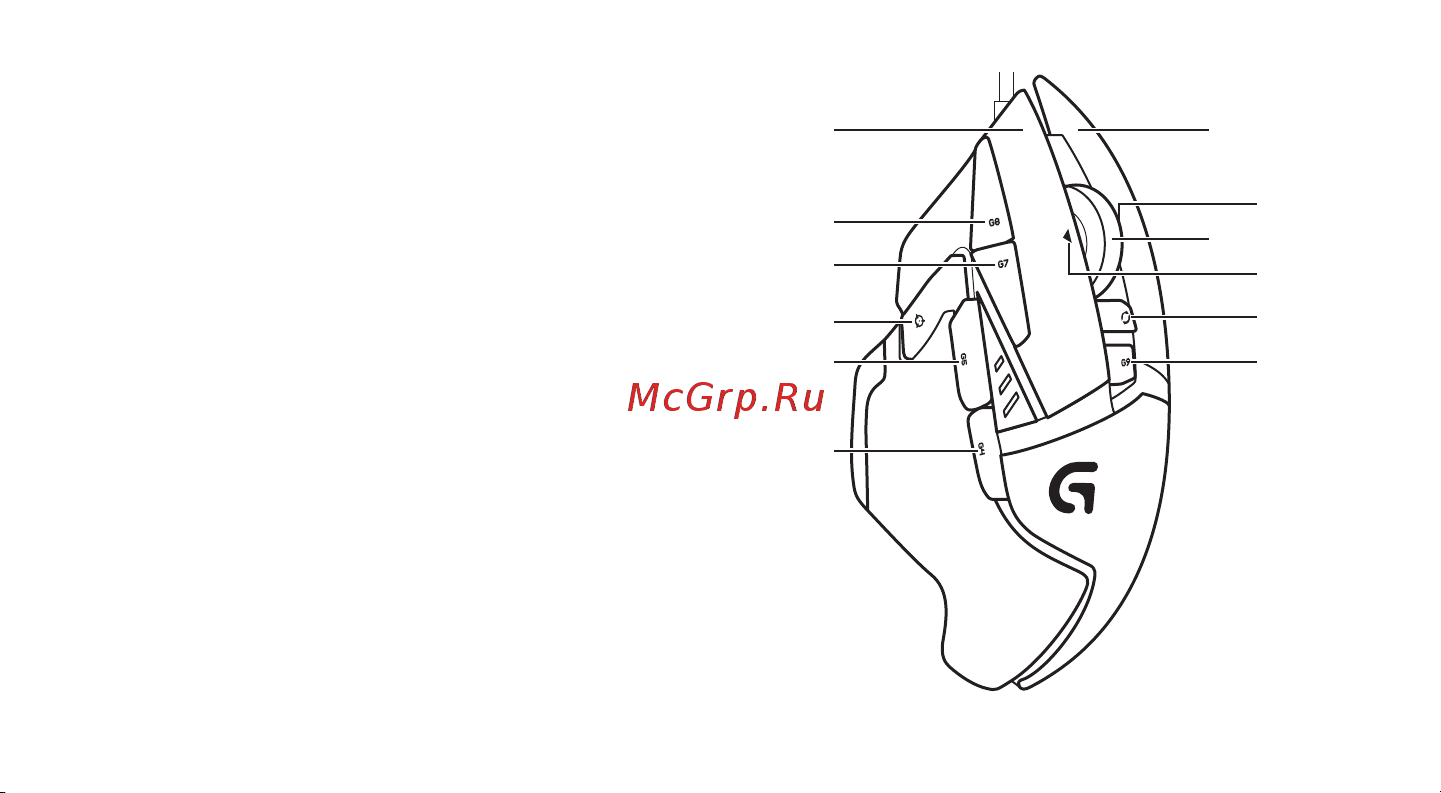 Logitech G502 X Black [6/12] Полностью программируемых кнопок