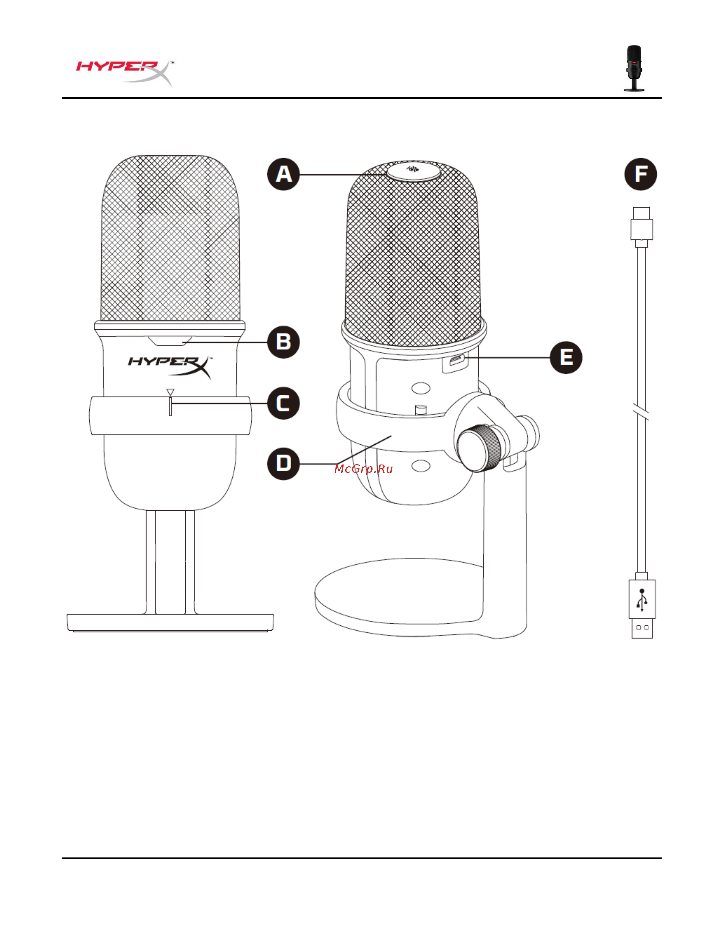 HyperX SoloCast Black [148/0] Tổng quát