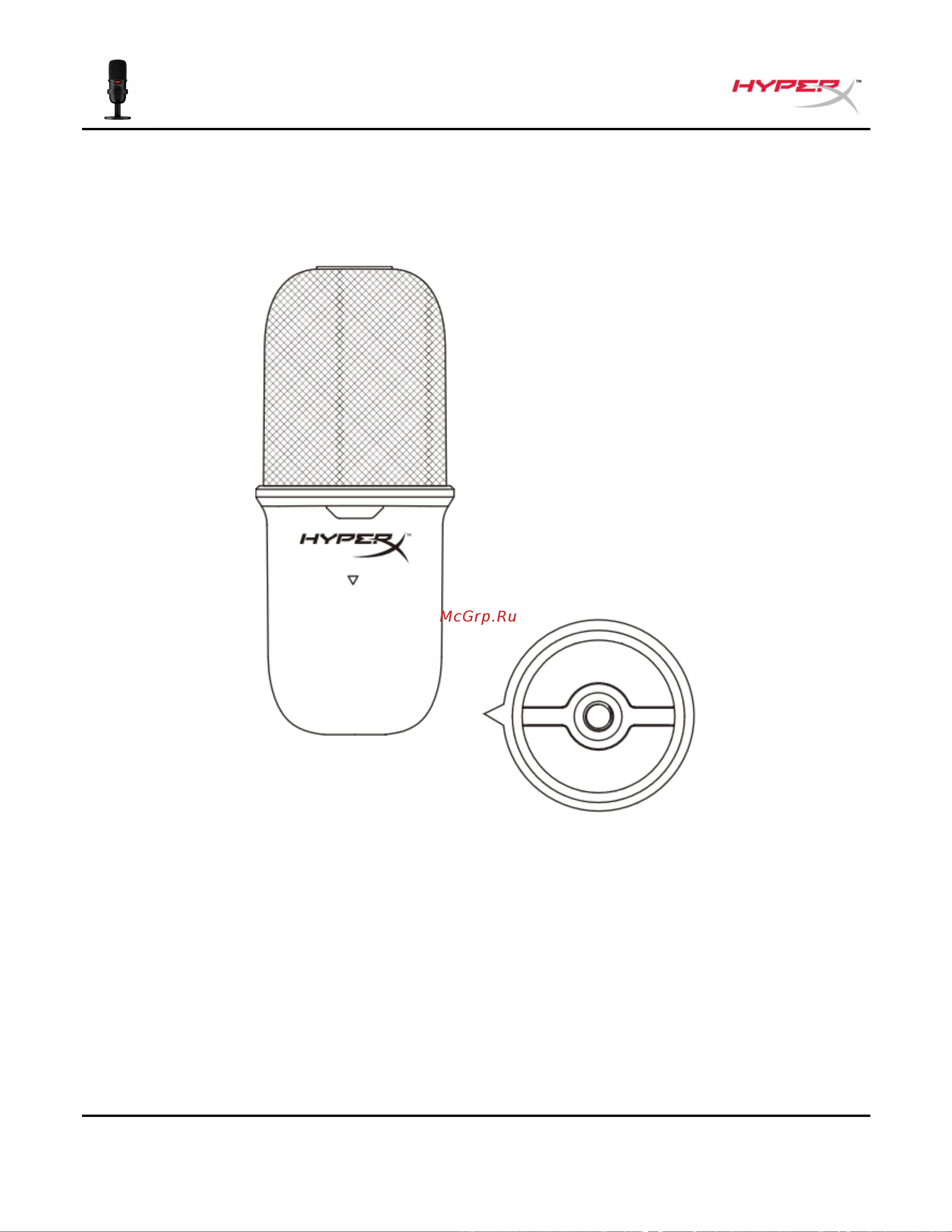 HyperX SoloCast White [192/193] نوفوركيملا تبثم مادختسا