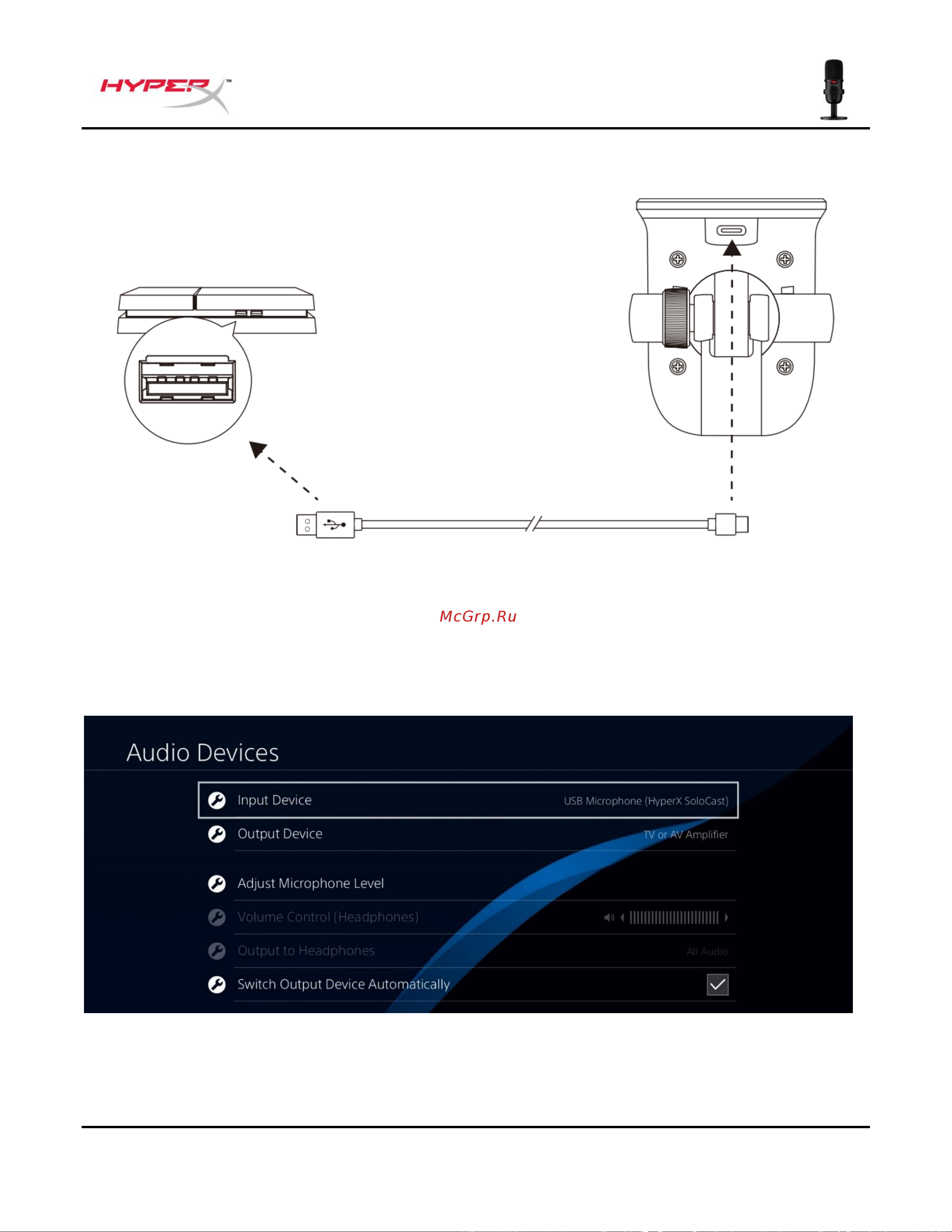 HyperX SoloCast White [57/193] Utilizzo con la console ps4