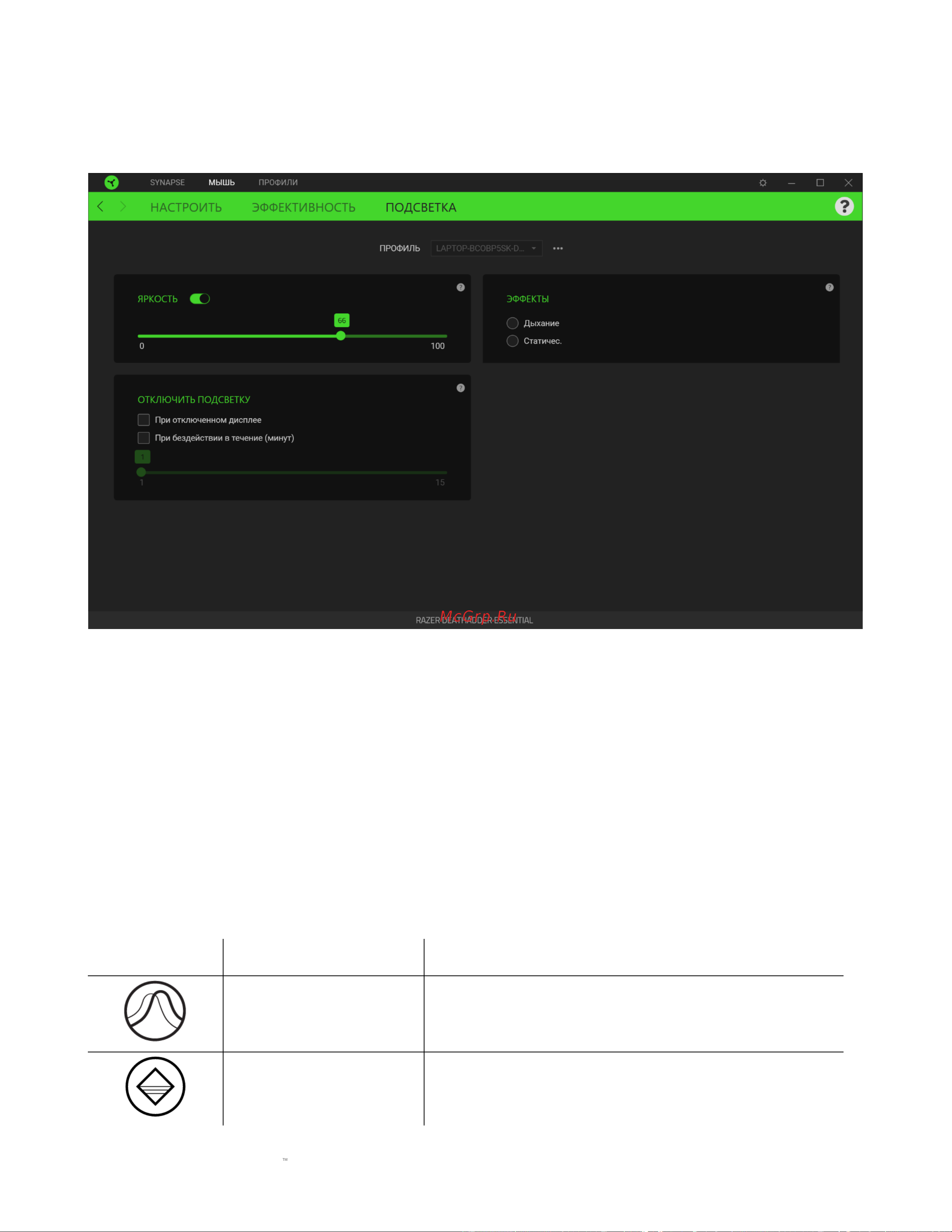 Razer DeathAdder Essential (RZ01-03850100-R3M1) Руководство по эксплуатации онлайн [19/27] 784588