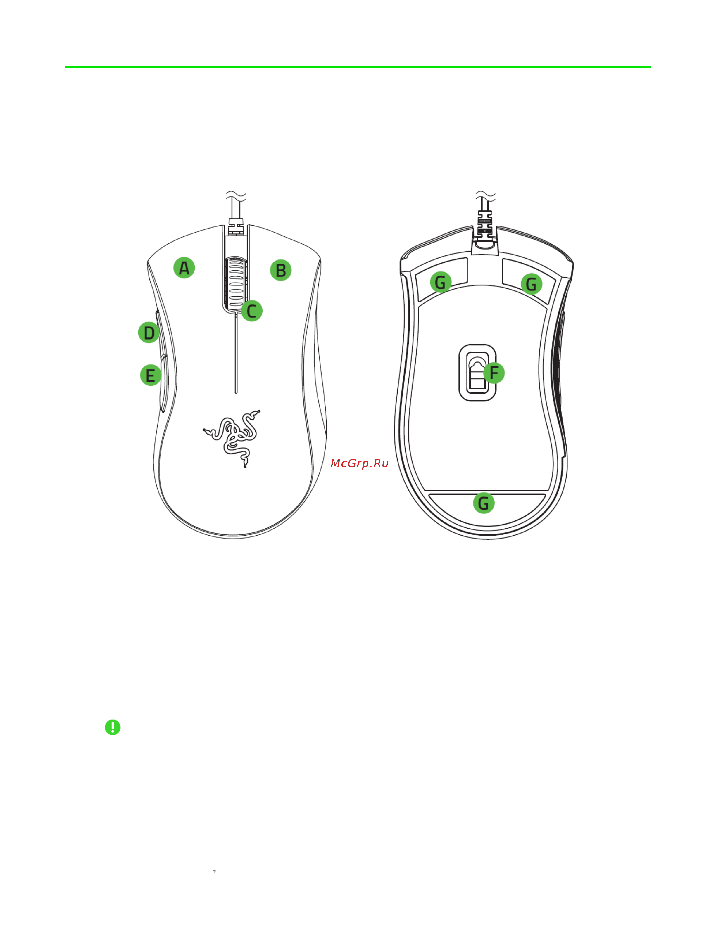 Razer DeathAdder Essential (RZ01-03850100-R3M1) [4/27] Содержимое комплекта что необходимо