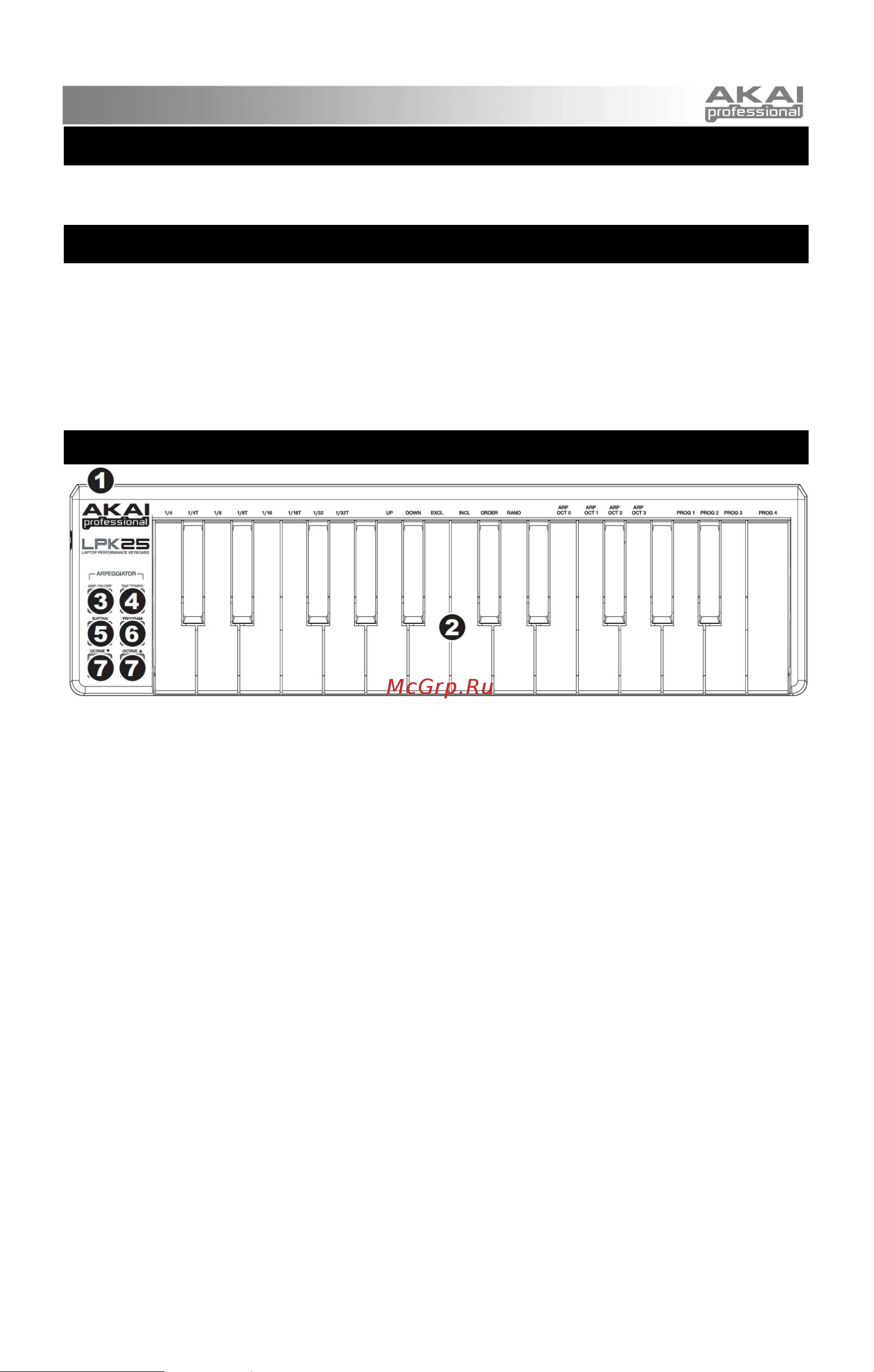 AKAI PRO LPK25 [2/7] Установка программного обеспечения