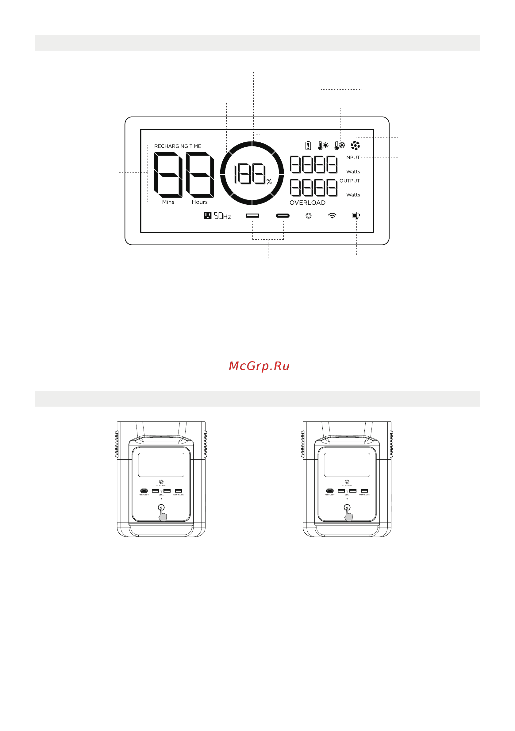 Ecoflow DELTA mini (EFD320) [105/126] Lcd 顯示器