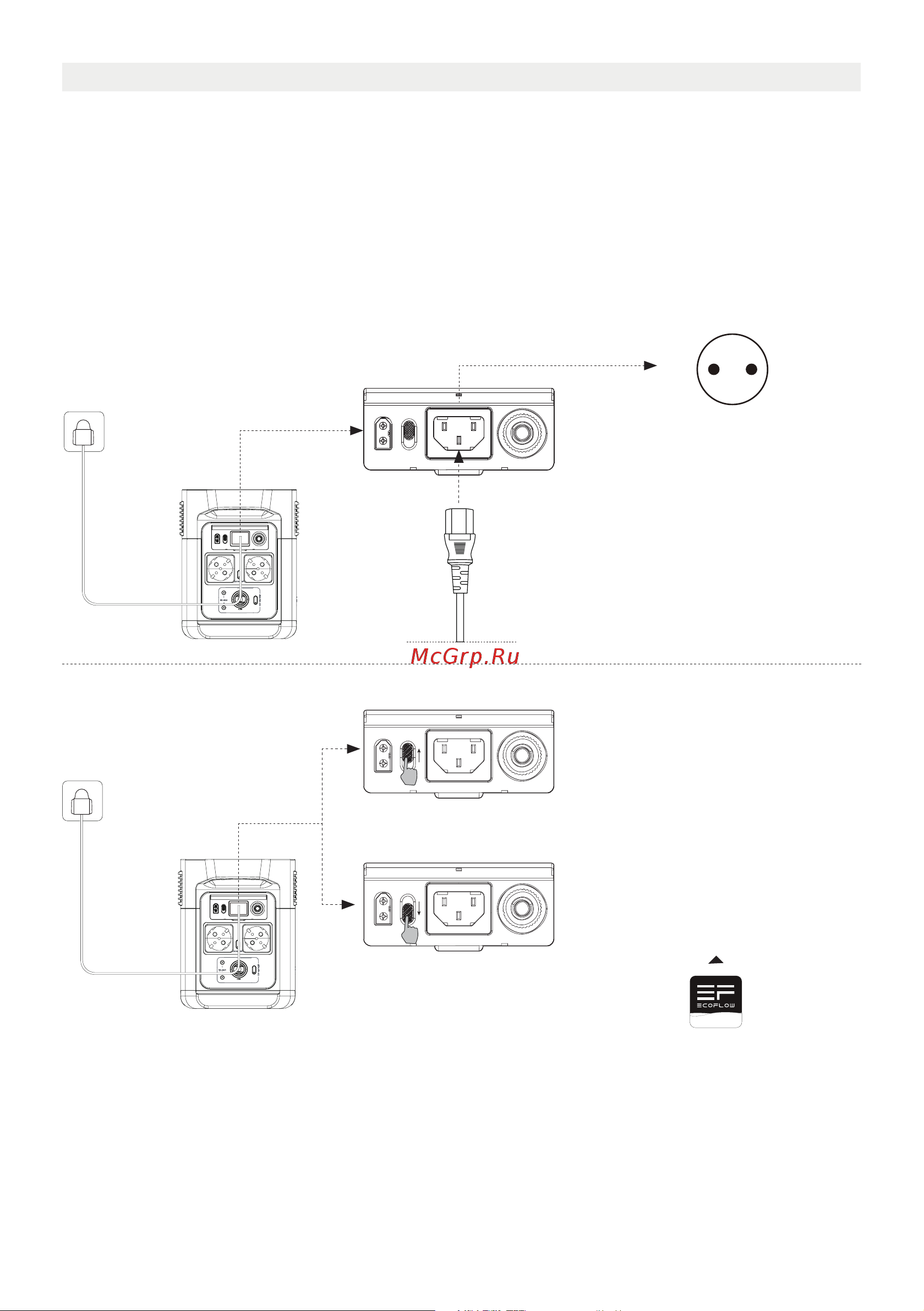 Ecoflow DELTA mini (EFD320) [23/126] Ac ladung