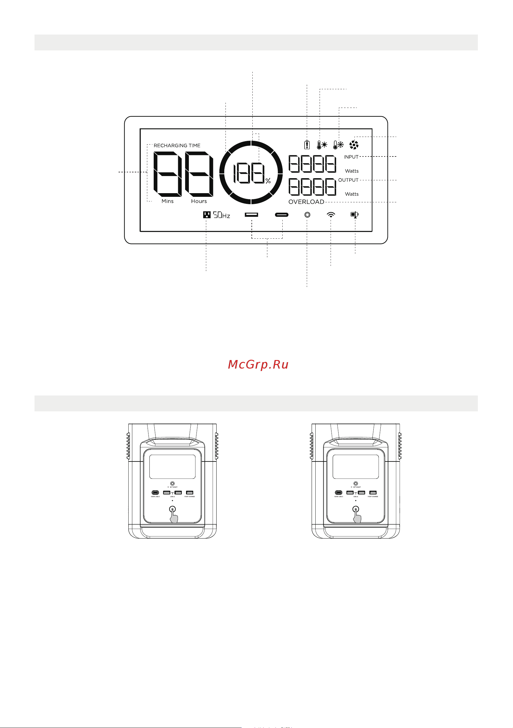 Ecoflow DELTA mini (EFD320) [49/126] Schermo lcd