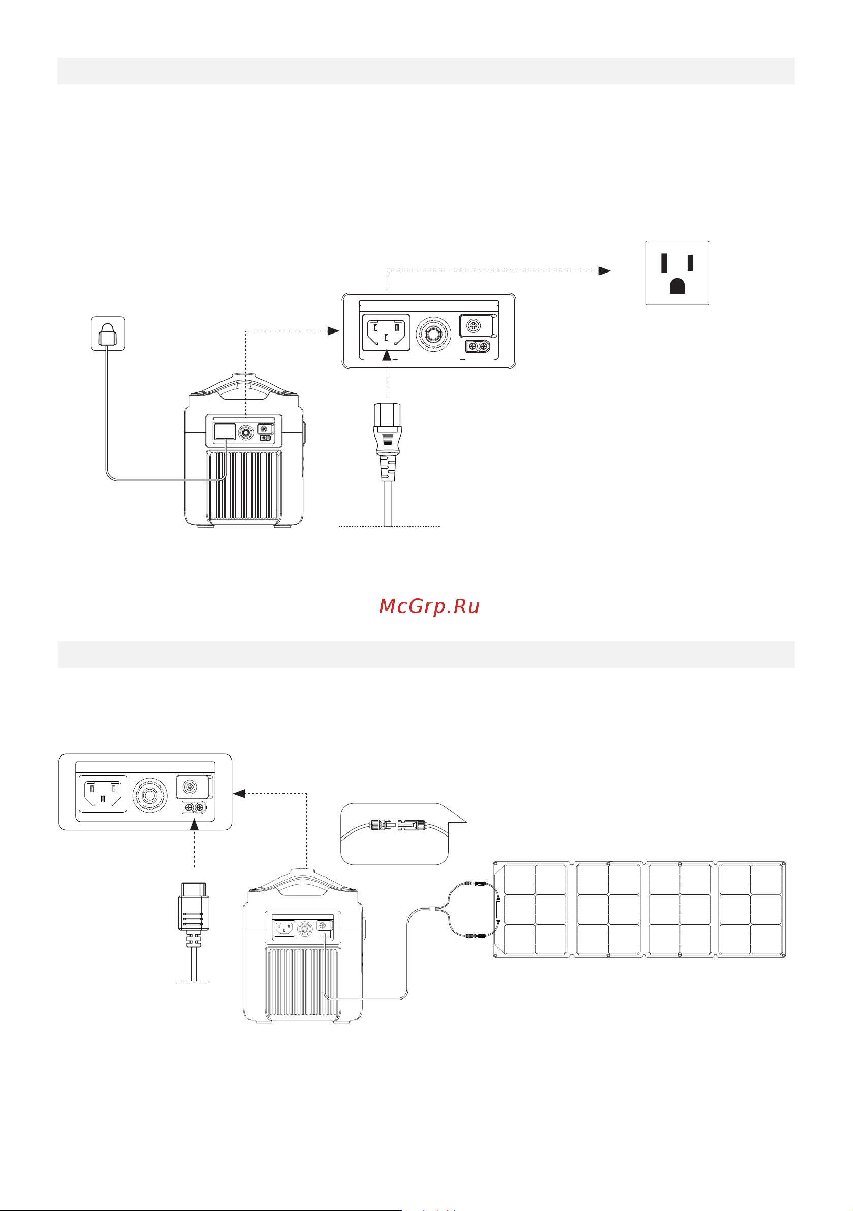 Ecoflow RIVER Pro (EF4 Pro) [90/132] Opladen via ac adapter