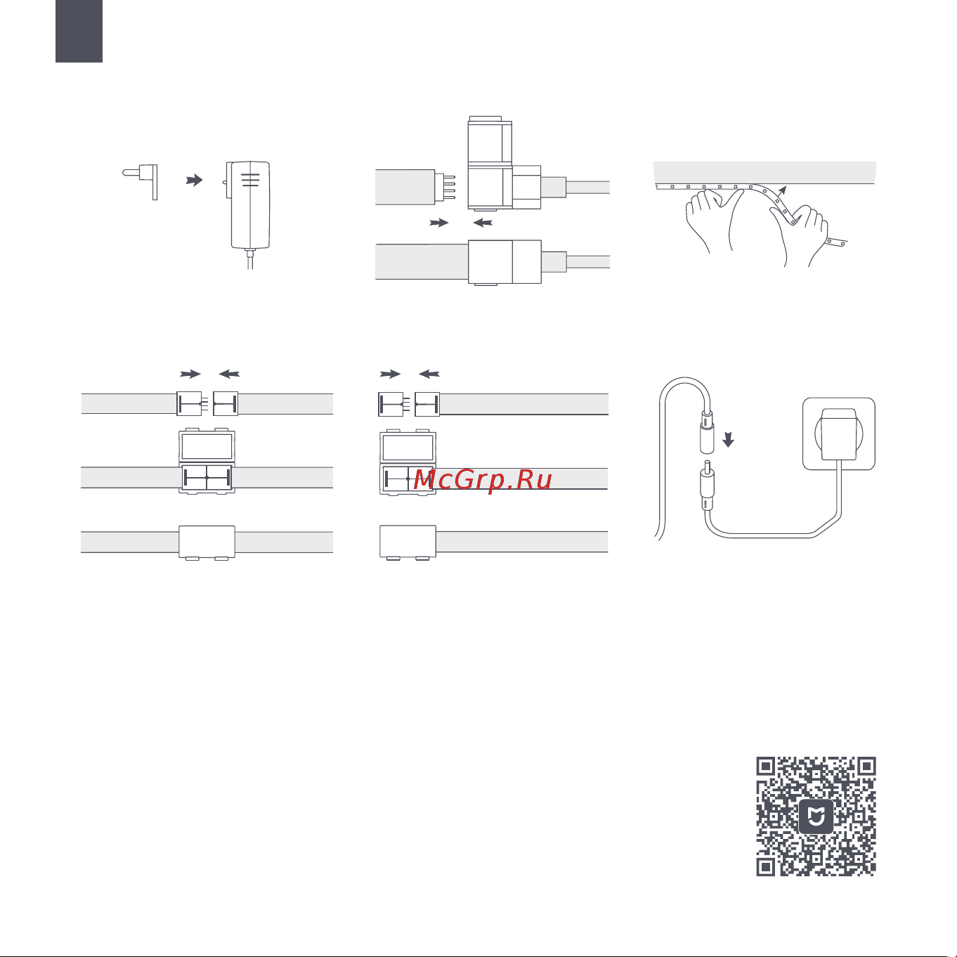 Yeelight Lightstrip Pro Extension YLDD007 1 метр [44/52] Instruções de configuração