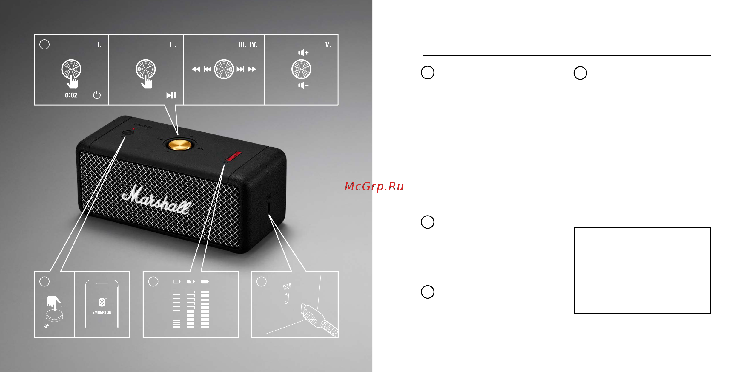 Marshall Emberton BT Black [35/39] 裝置結構