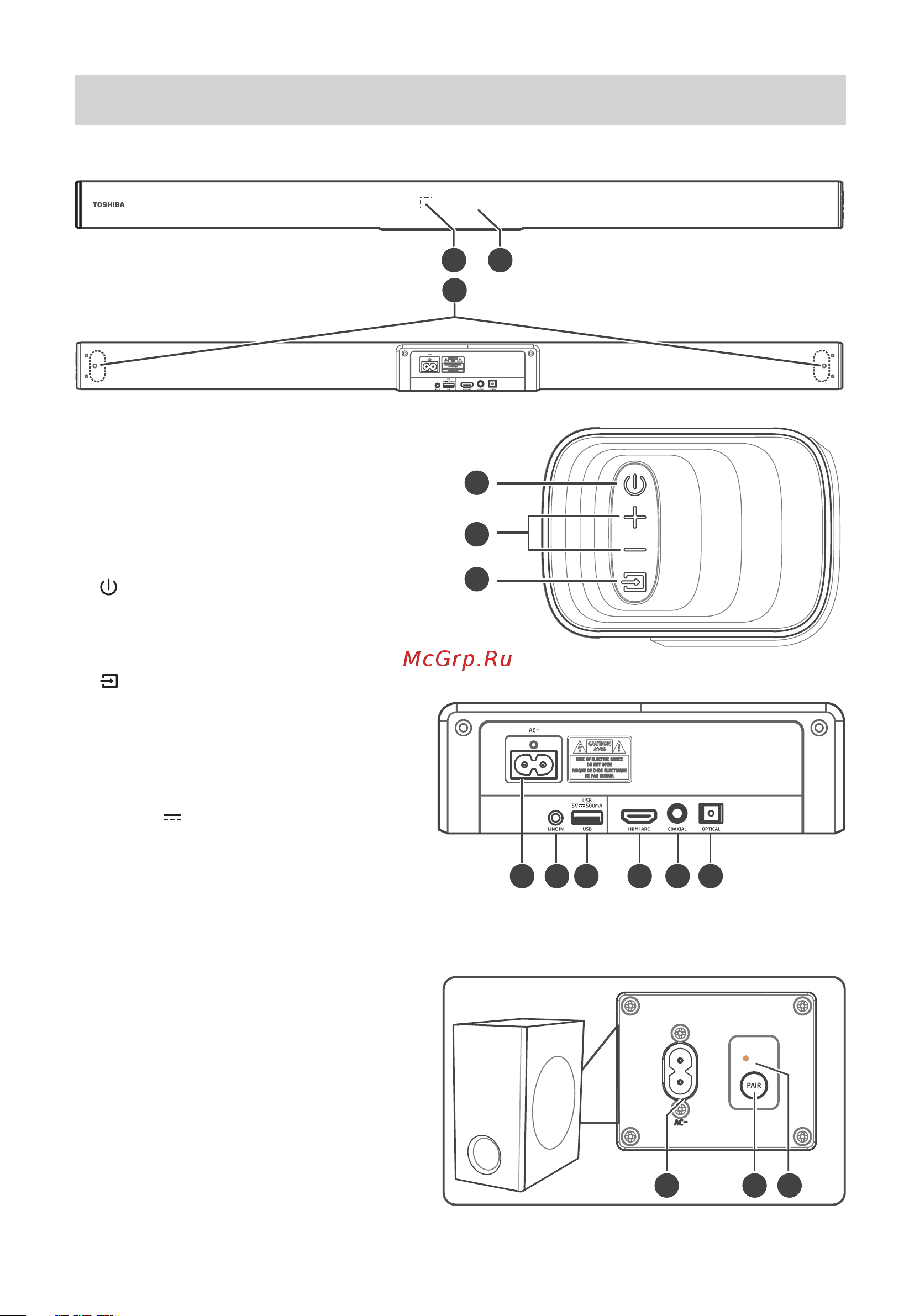 Toshiba TS218 [22/32] Wireless subwoofer