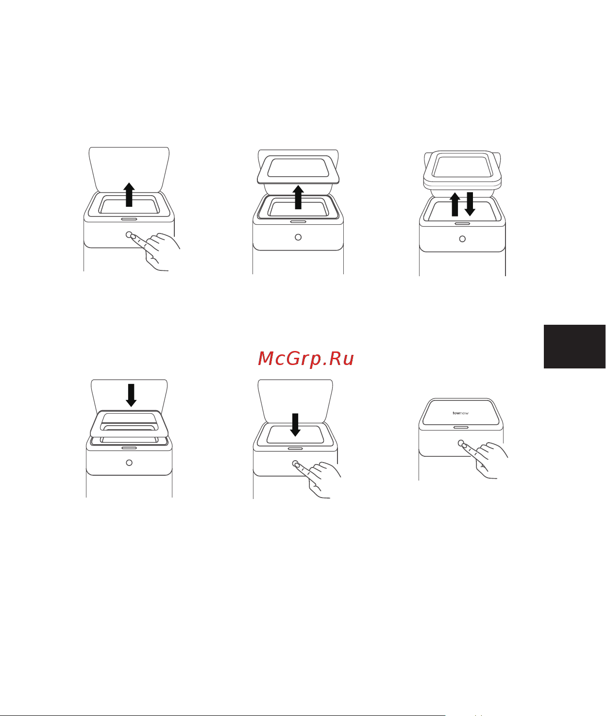 Townew T1S [85/116] Cách thay vòng kẹp túi rác
