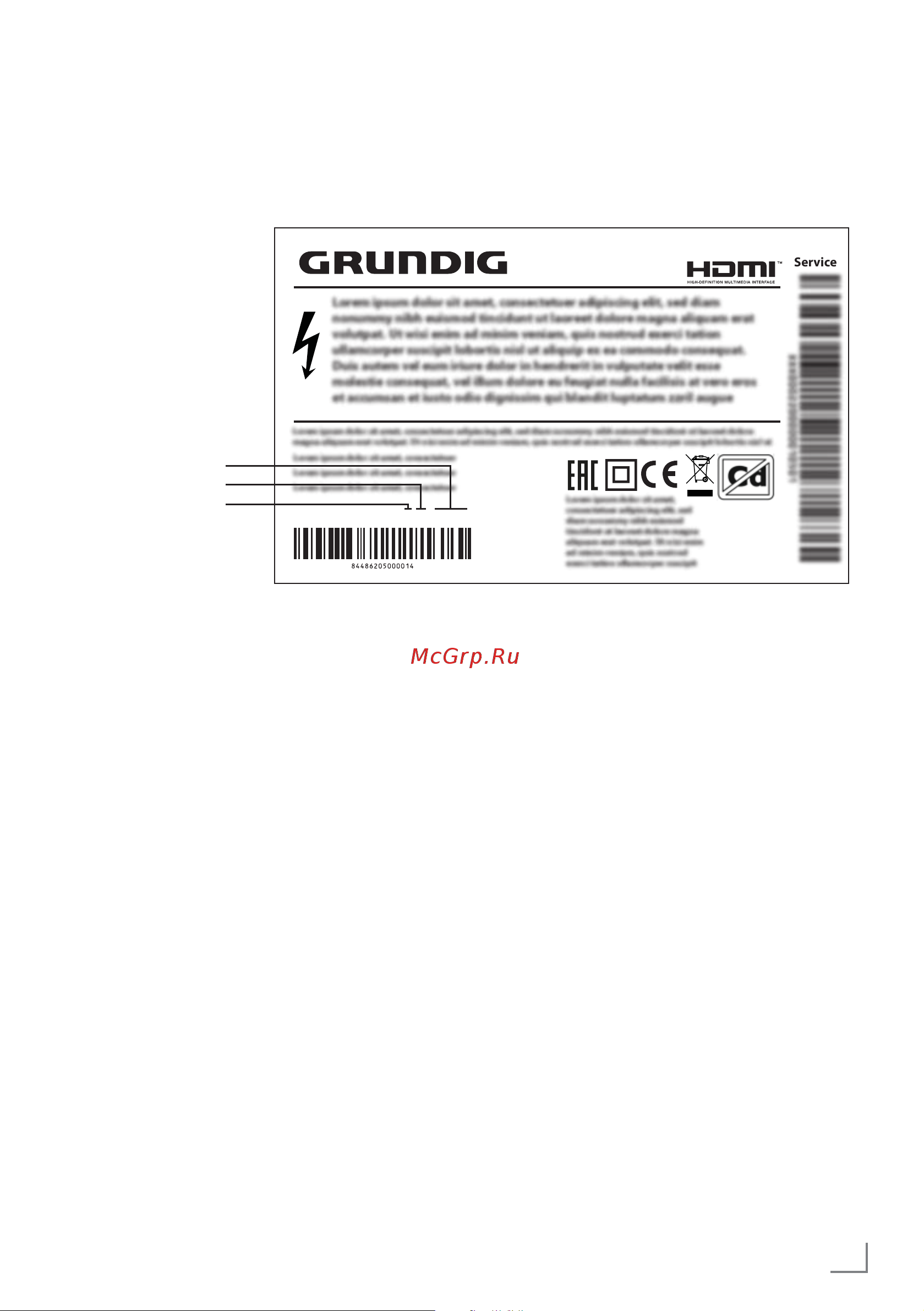 Grundig 50 GGU 7900B [23/24] Дата производства