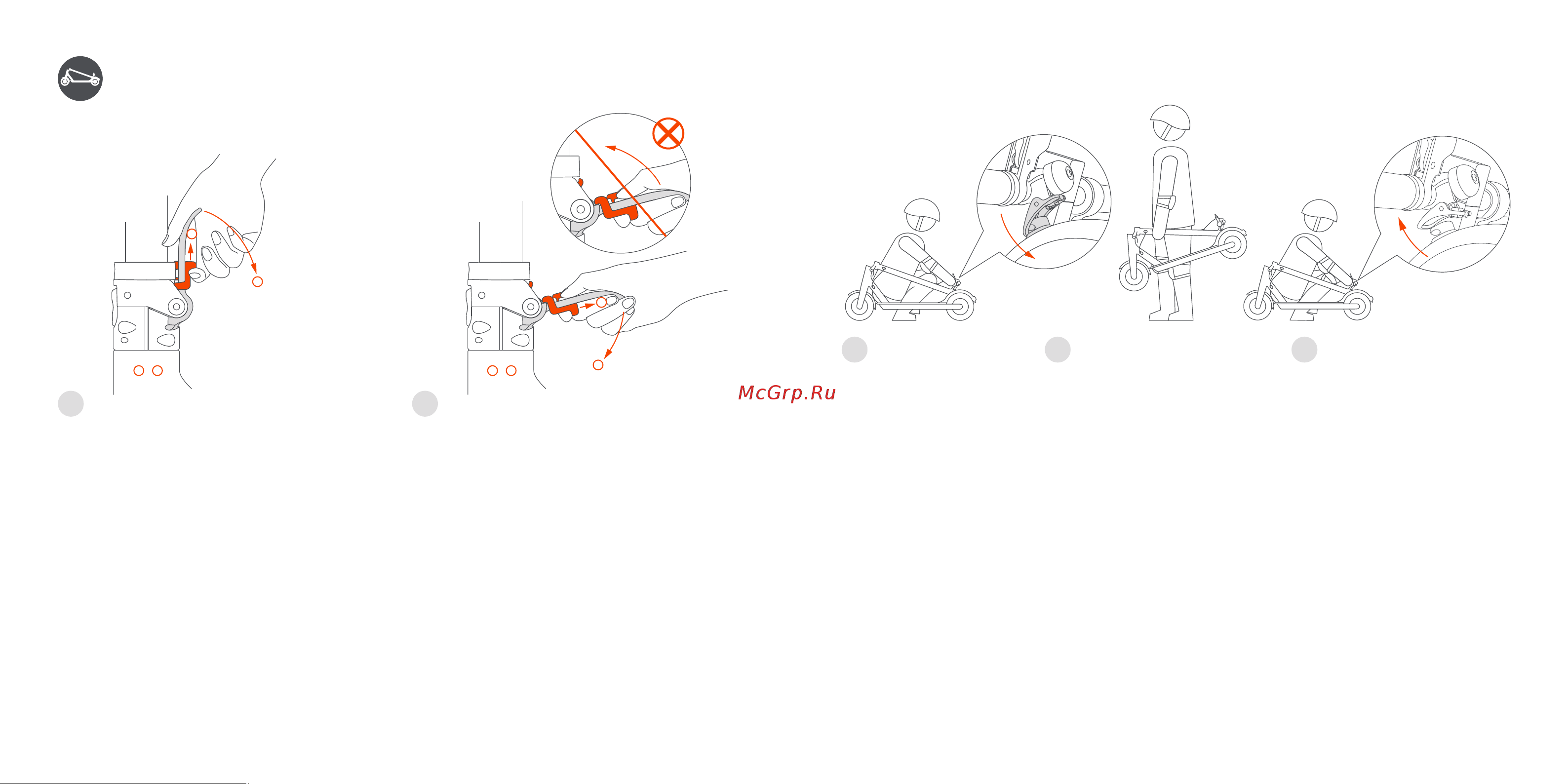 Xiaomi Mi Electric Scooter 3 BHR4853GL Gray [12/15] Folding and carrying einklappen und tragen pliage et transport ripiegamento e trasporto plegado y transporte składanie i przenoszenie складання та транспортування opvouwen en dragen