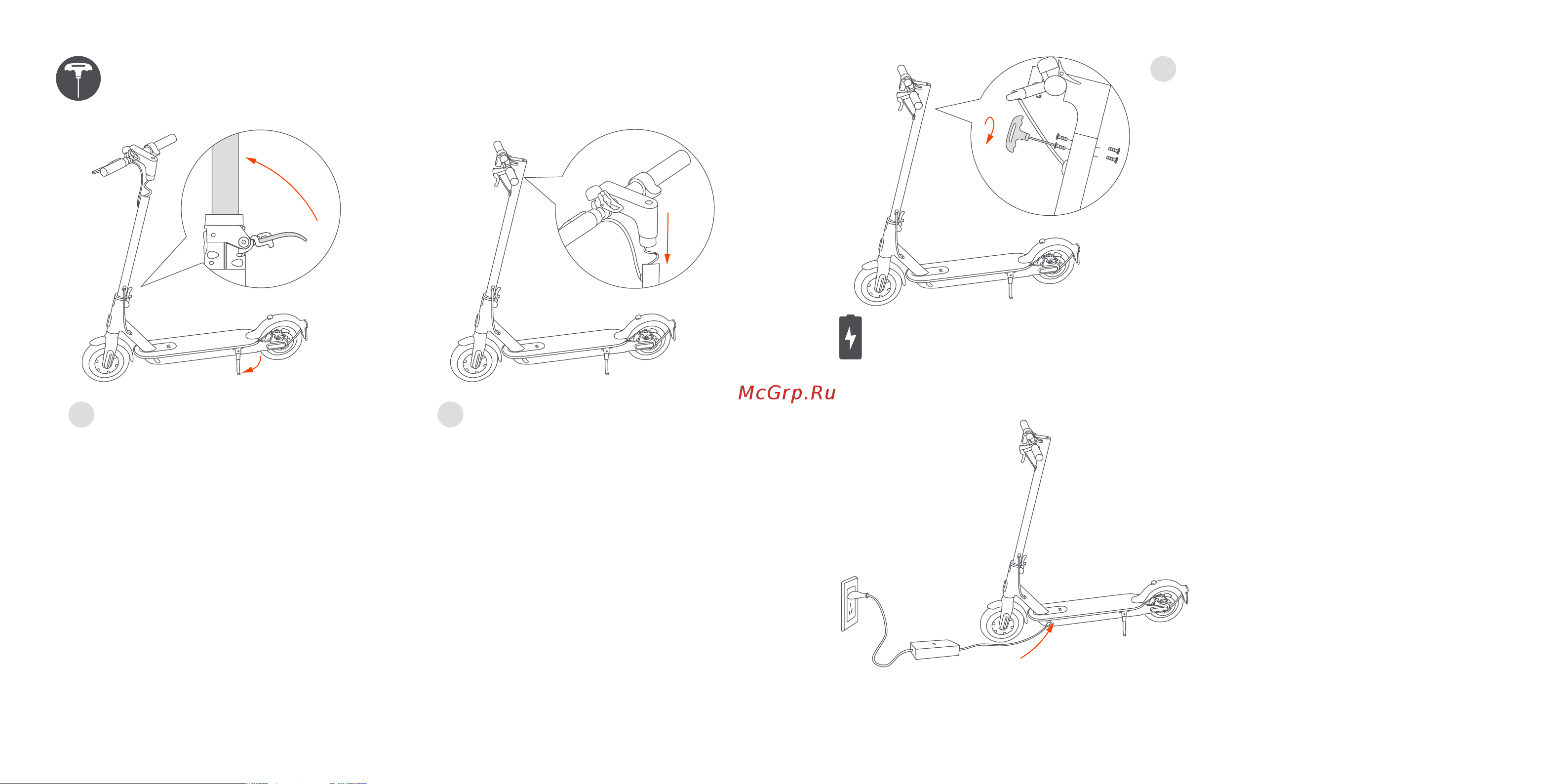 Xiaomi Mi Electric Scooter 3 BHR4853GL Gray [3/15] Assembly and set up montage und einrichtung assemblage et conﬁguratione assemblaggio e conﬁgurazione montaje e instalación сборка и установка montaż i konﬁguracja збирання montage en installatie