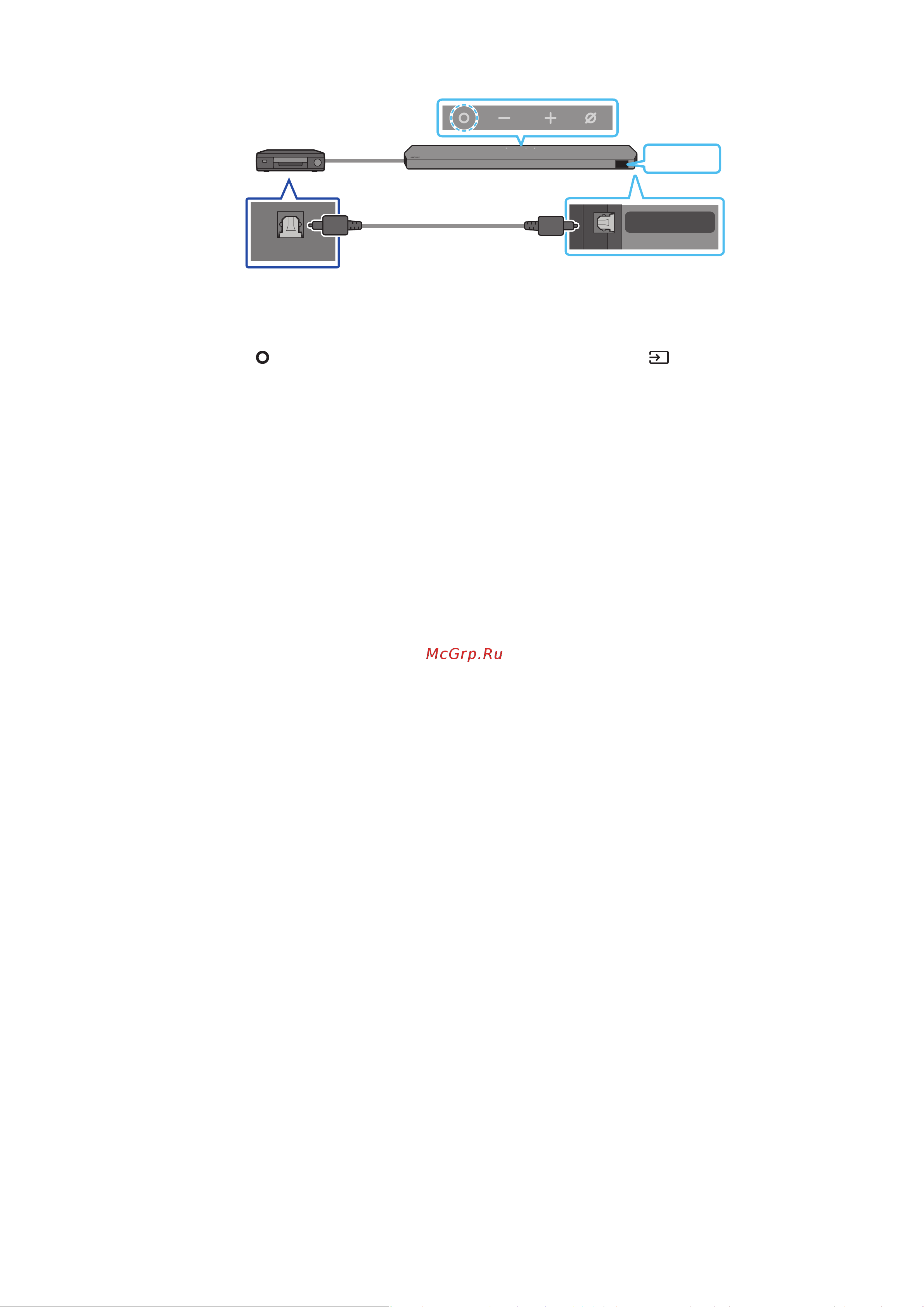 Samsung HW-Q990C [24/114] Способ 2 подключение с помощью оптического кабеля