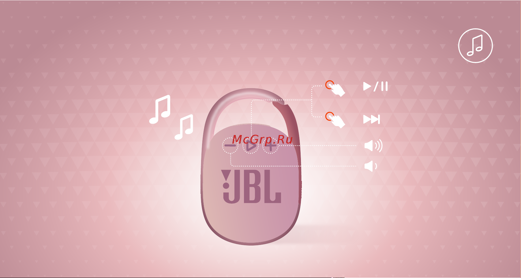 JBL Clip 4 Red [4/18] Battery charge time 3 hours 5 v 500 ma
