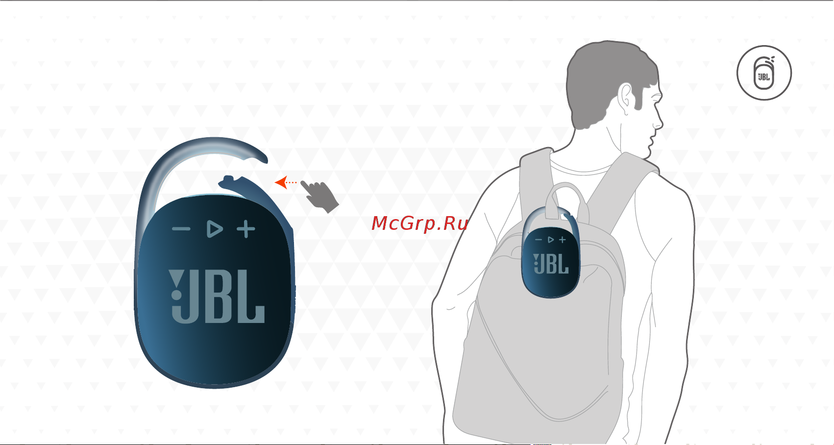 JBL Clip 4 Red [6/18] Battery charge time 3 hours 5 v 500 ma