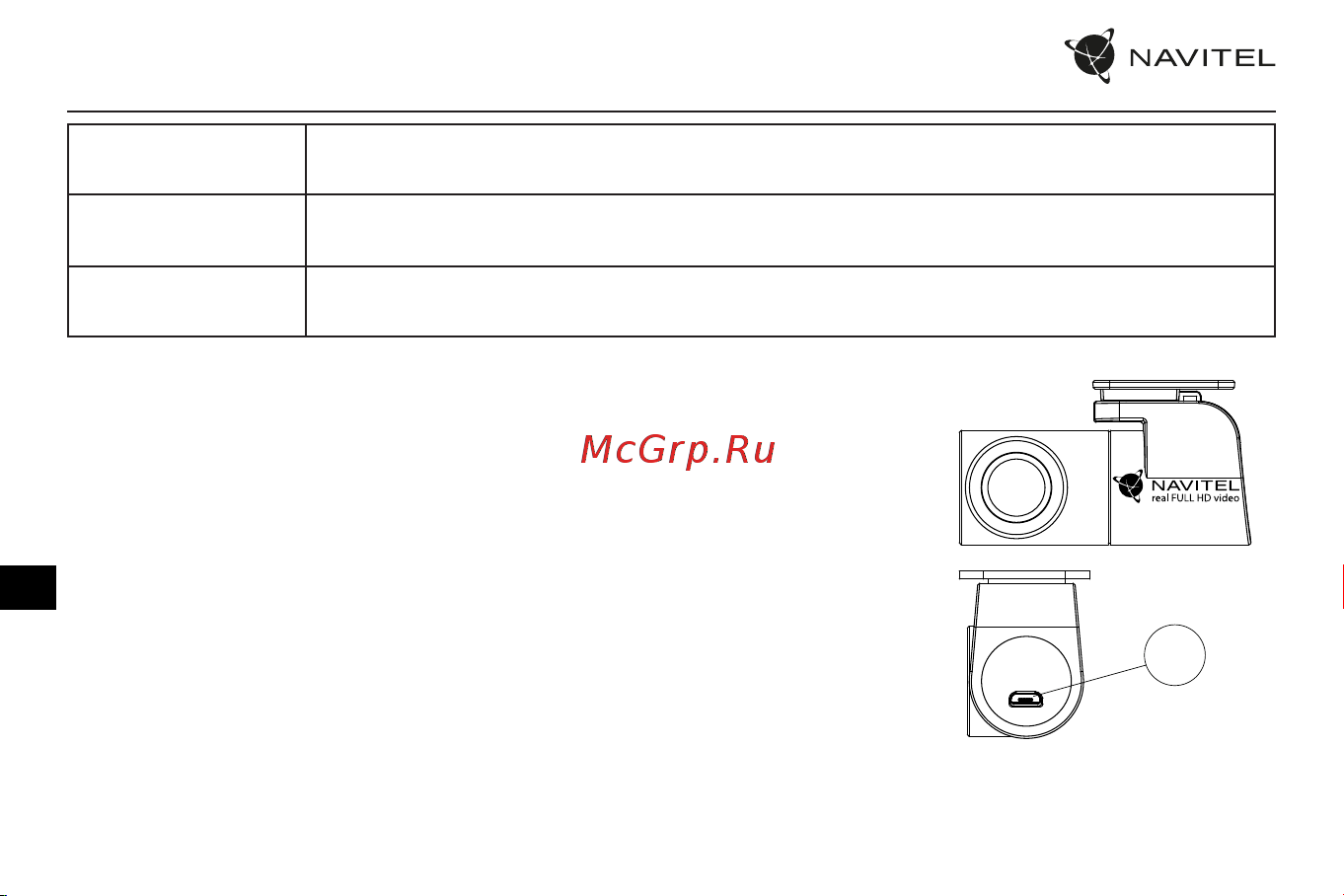 Navitel R450NV [55/77] Camera din spate