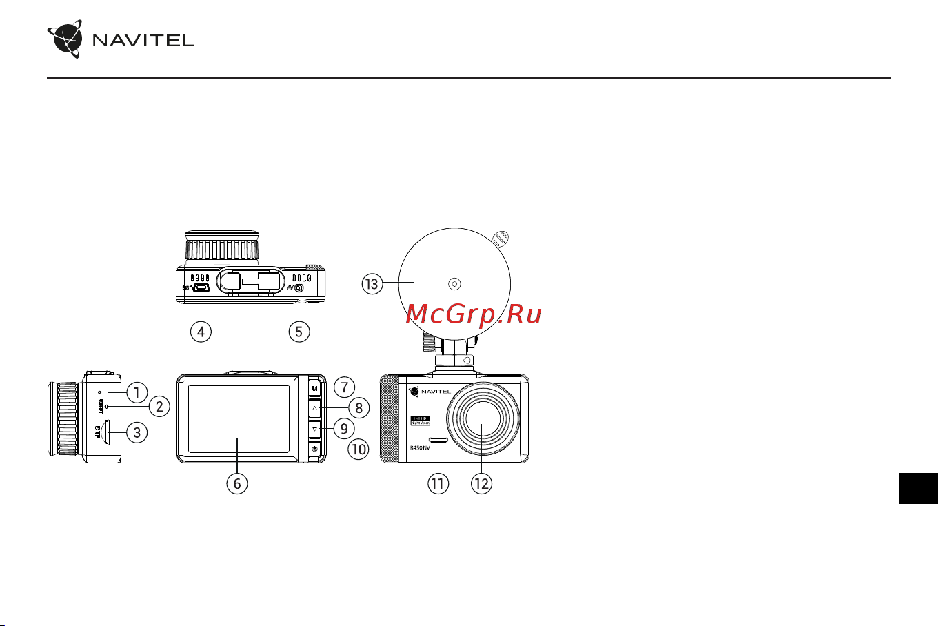 Navitel R450NV [64/77] Package contents