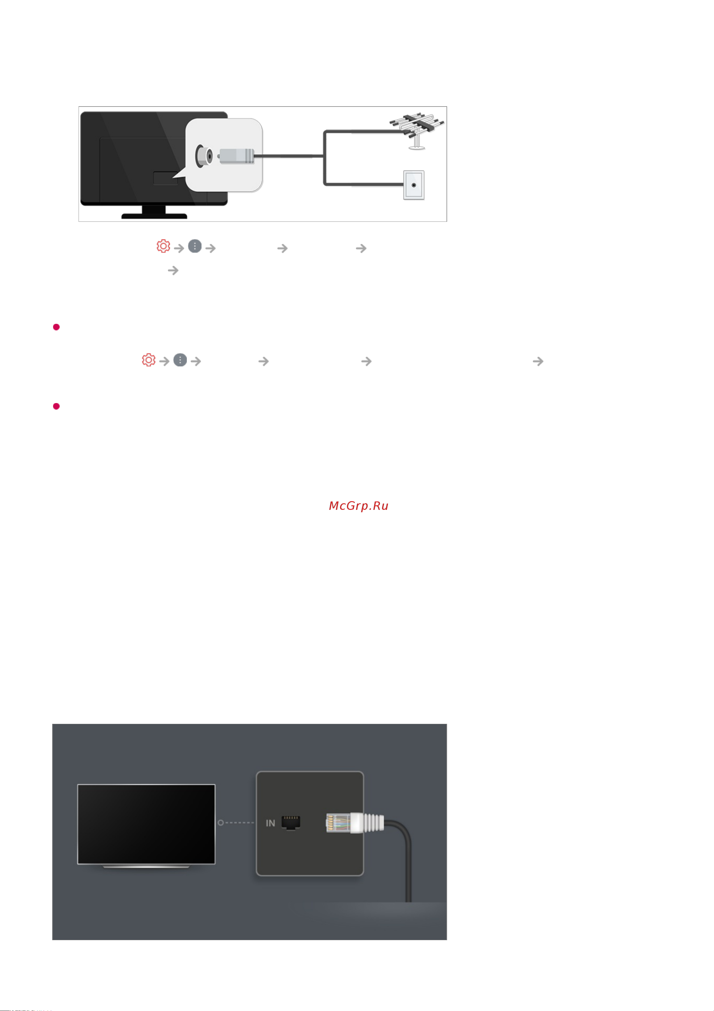 LG 55NANO80VPA [8/141] Подключение к сети