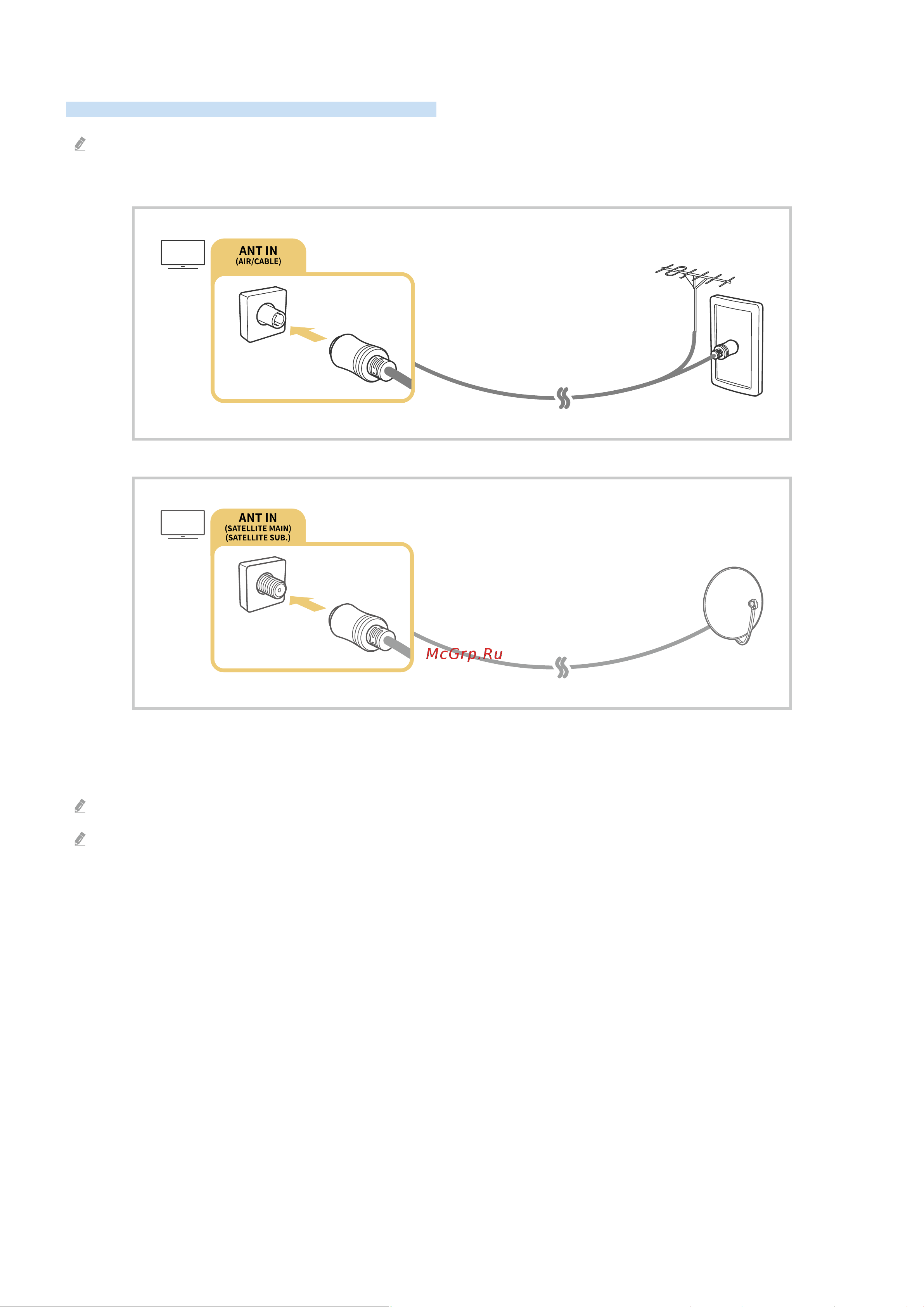 Samsung QE50LS01TBU [6/247] Подключение antenna антенна