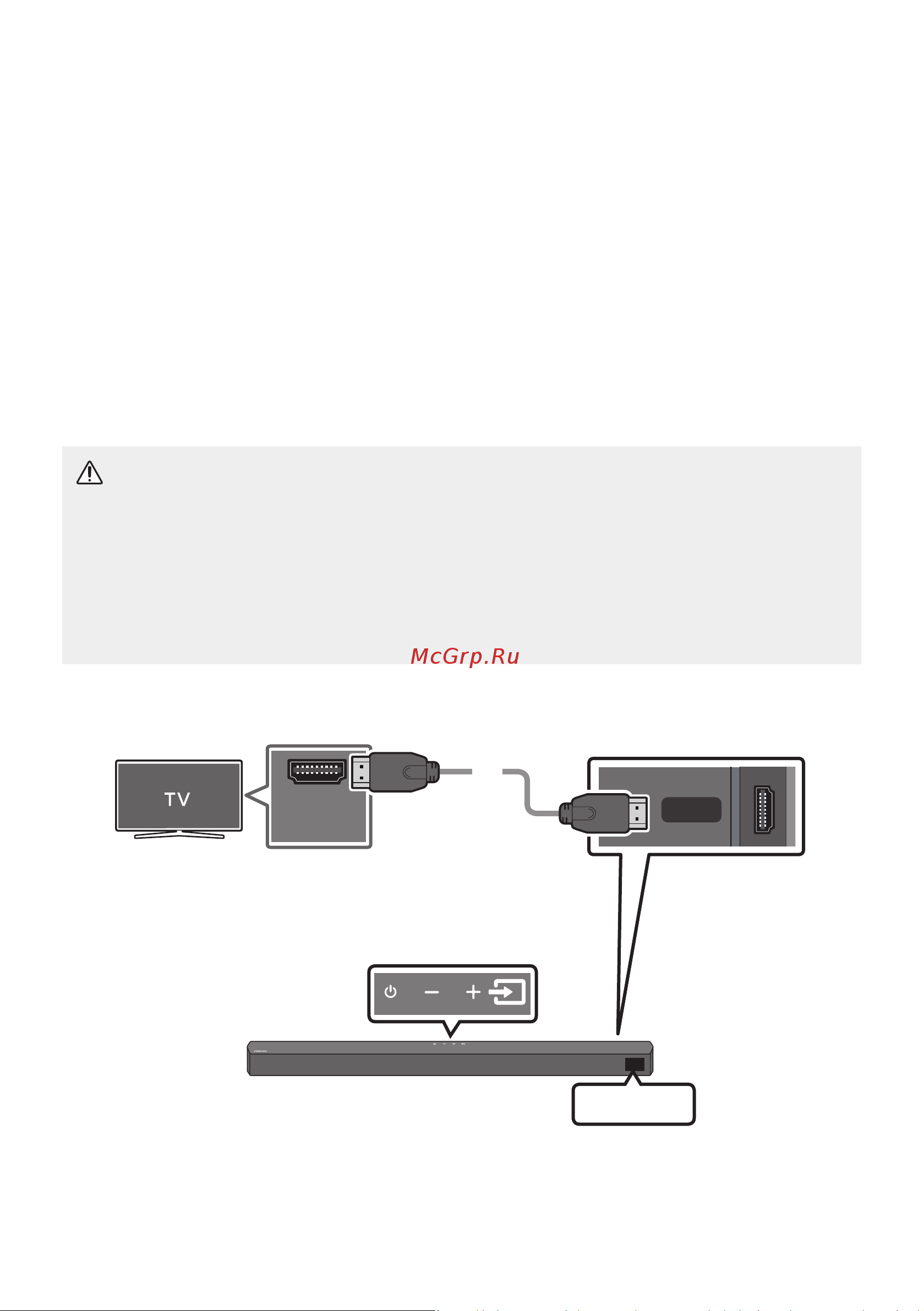 Samsung HW-B550 [19/125] Способ 1 подключение тв с помощью кабеля hdmi