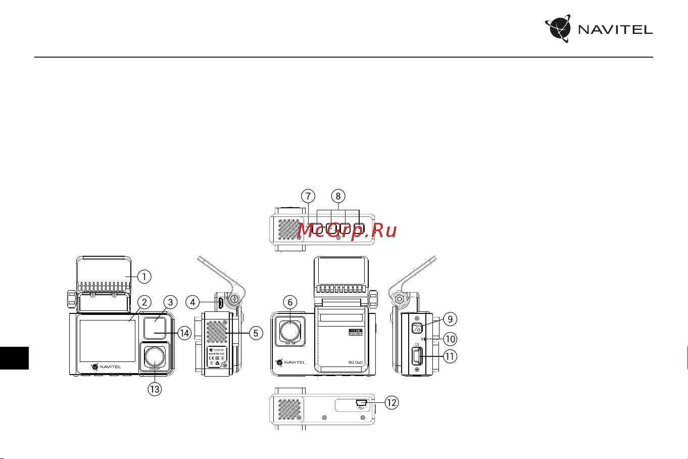Navitel RS2 DUO [63/76] Vonkajší vzhľad