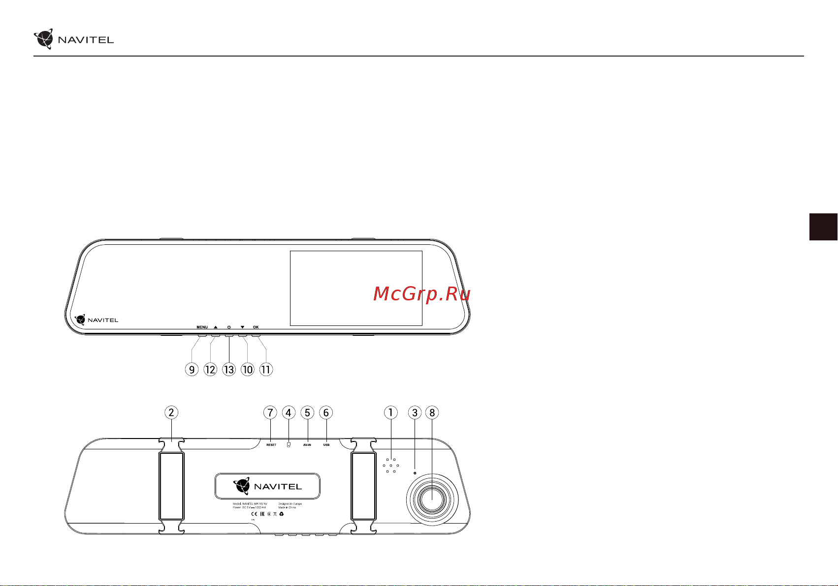 Navitel MR155NV [26/75] Bevezető