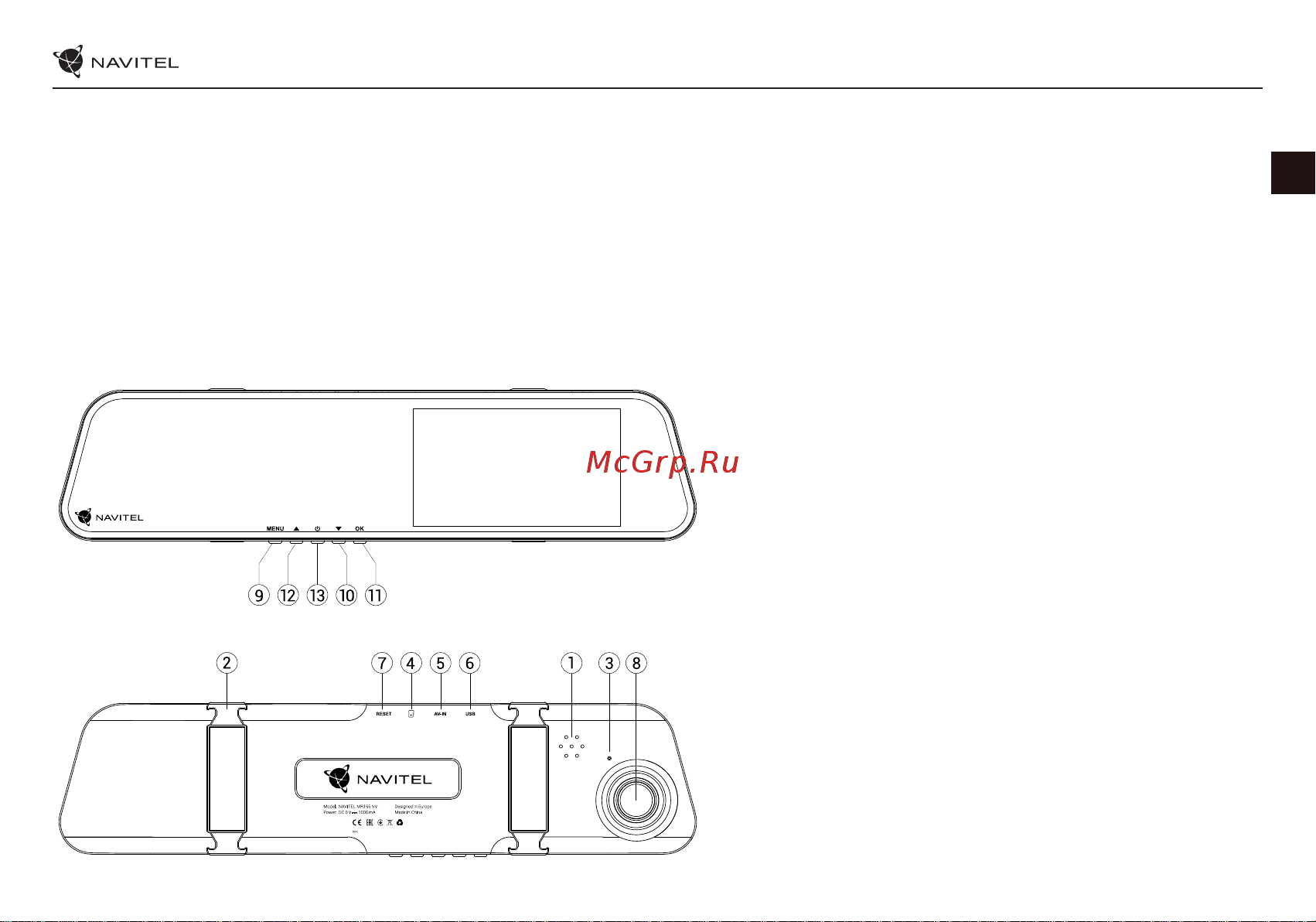 Navitel MR155NV [8/75] Einleitung