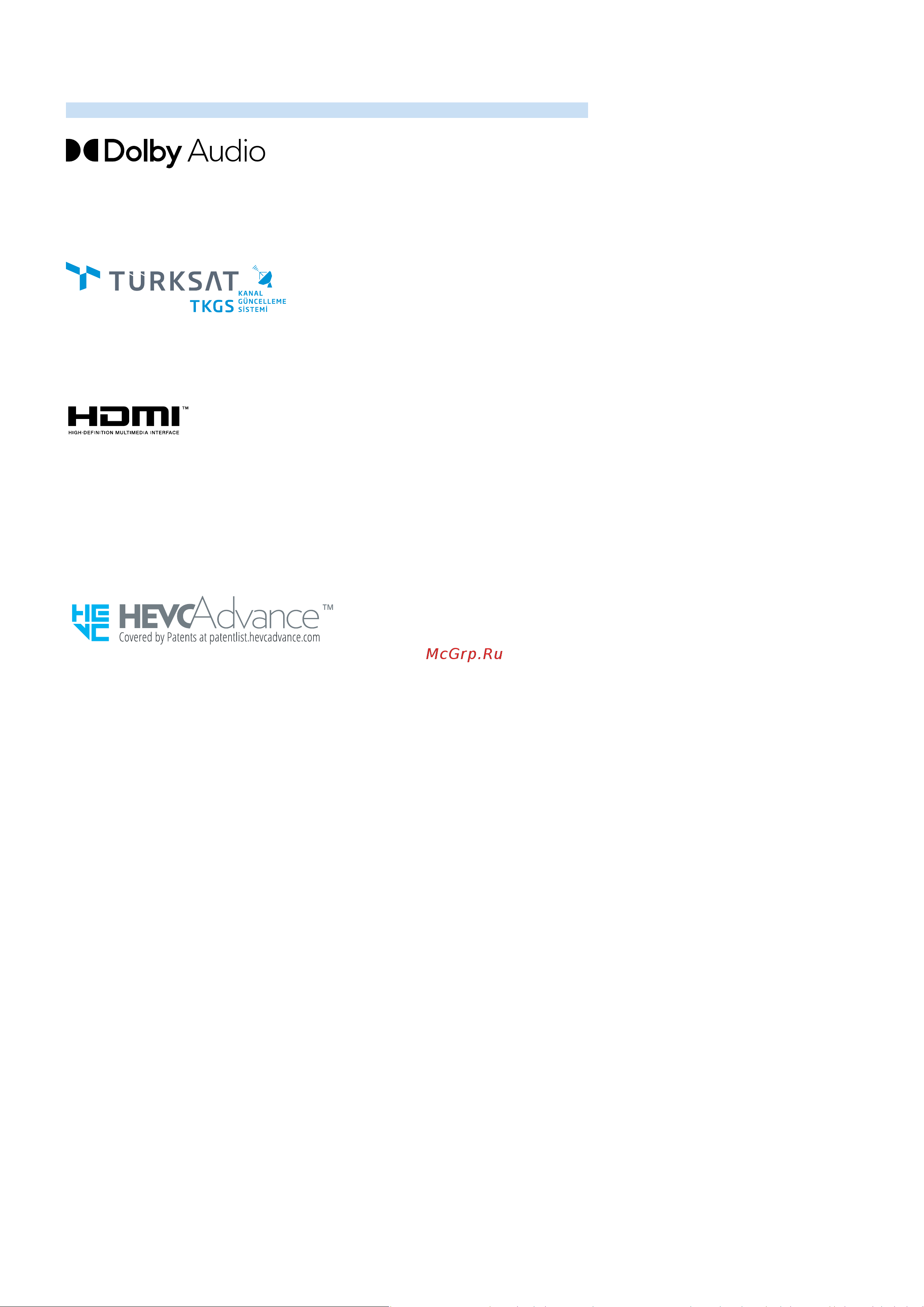 Samsung UE58AU7500U [180/265] Licences other information