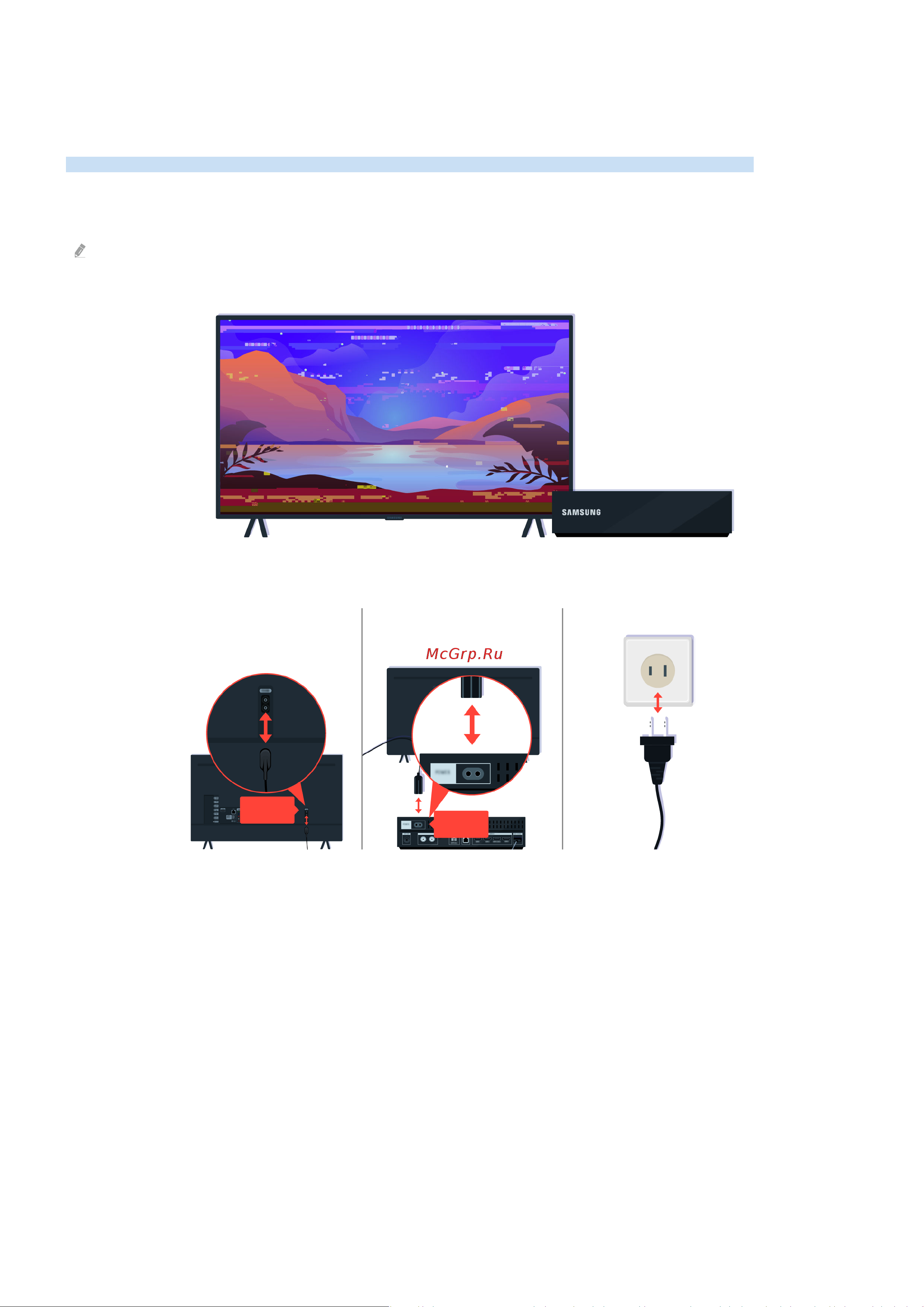 Samsung UE58AU7500U [217/265] The picture is distorted or no sound comes out of the sound bar