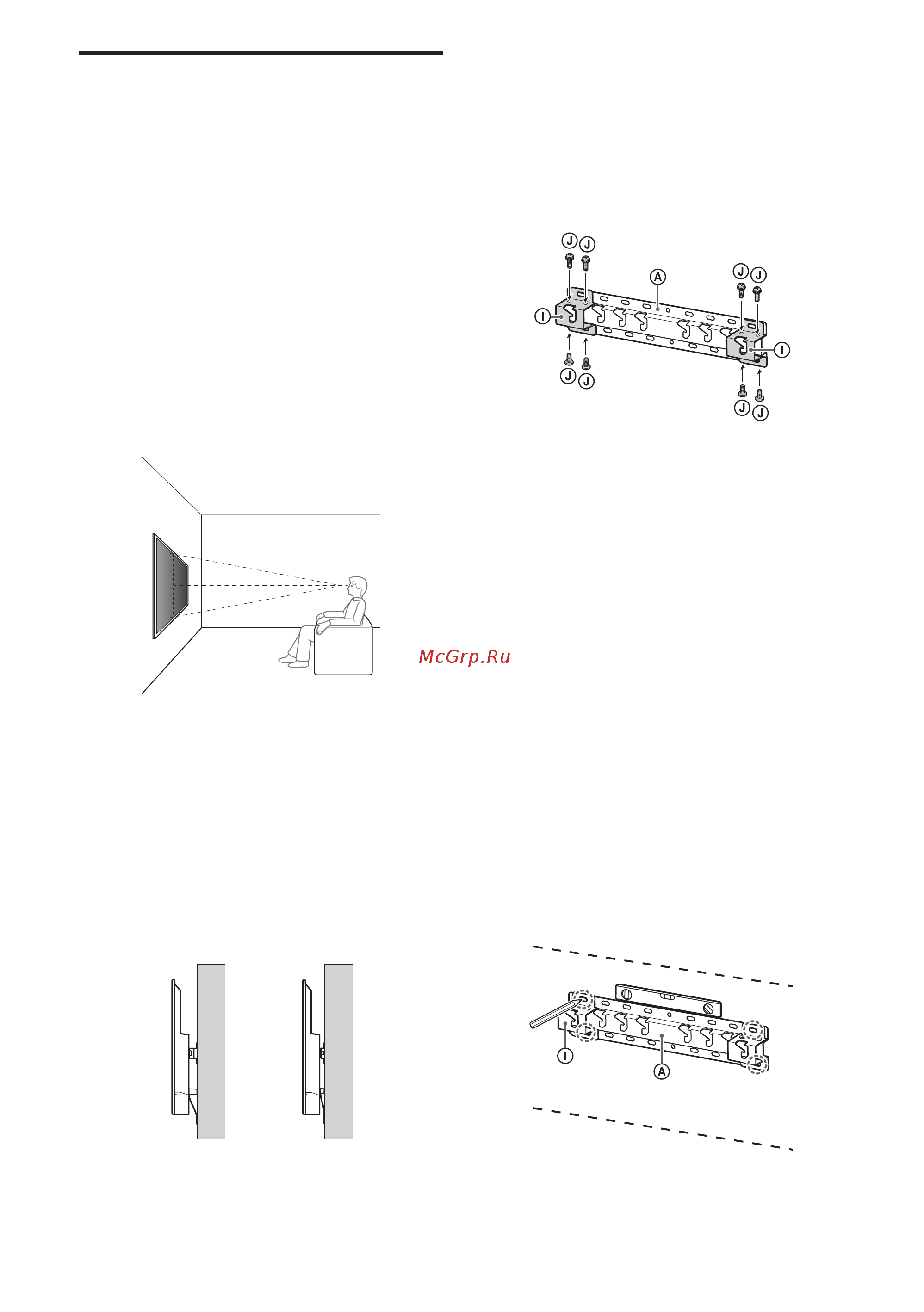Sony KD-43X72K [62/387] De wandmontagesteun aan de wand bevestigen