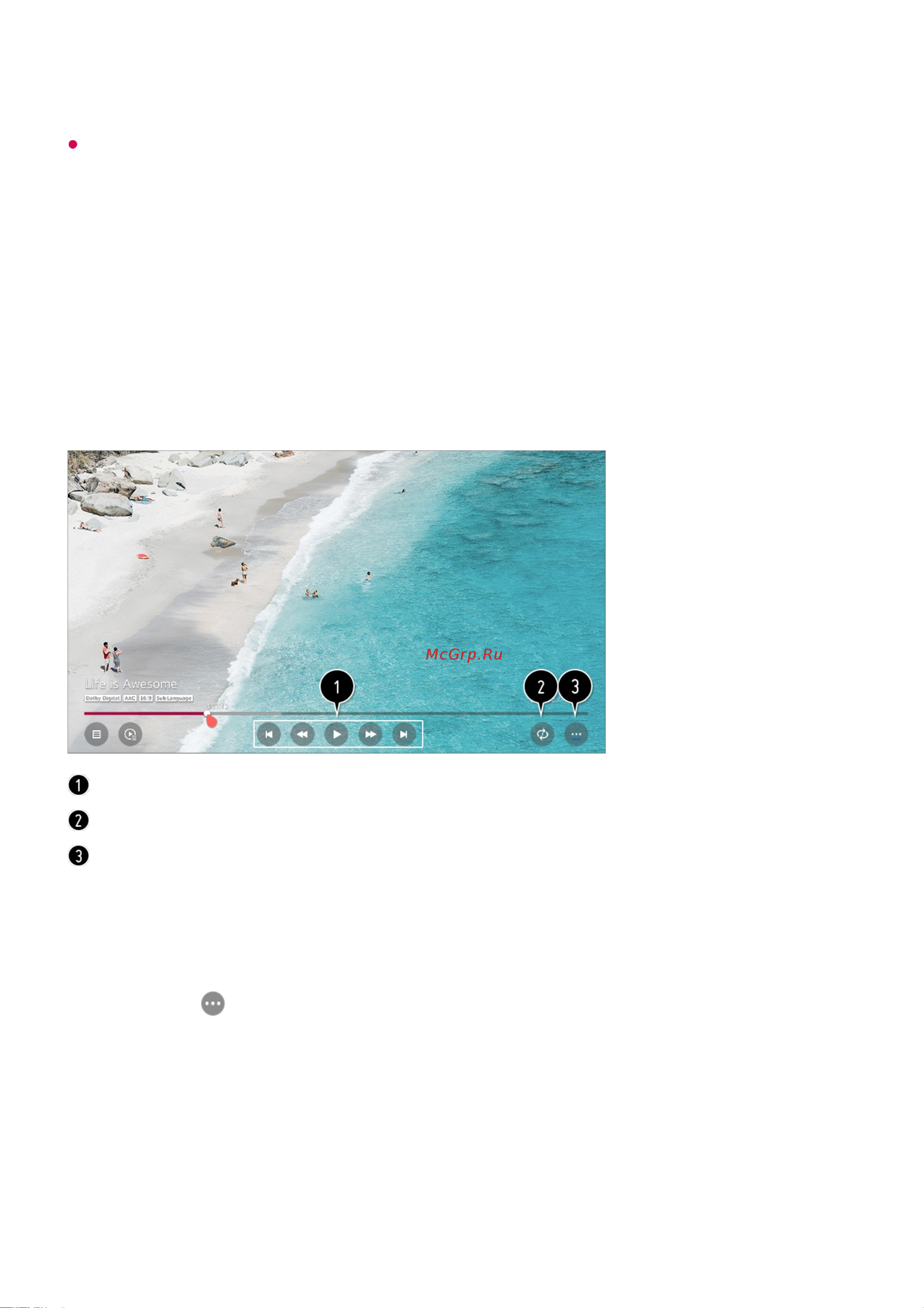 LG 43UQ81006LB [36/142] Воспроизведение записей