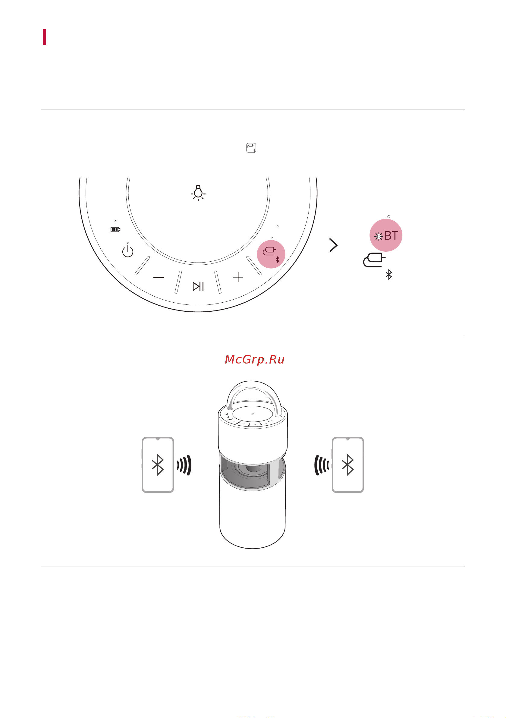 LG RP4B [15/33] Подключение двух смартфонов