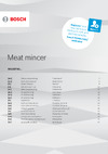 Bosch для MUM5 MUZ5FW1 Руководство по эксплуатации
