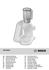Bosch для MUM5 MUZ5MX1 Руководство по эксплуатации