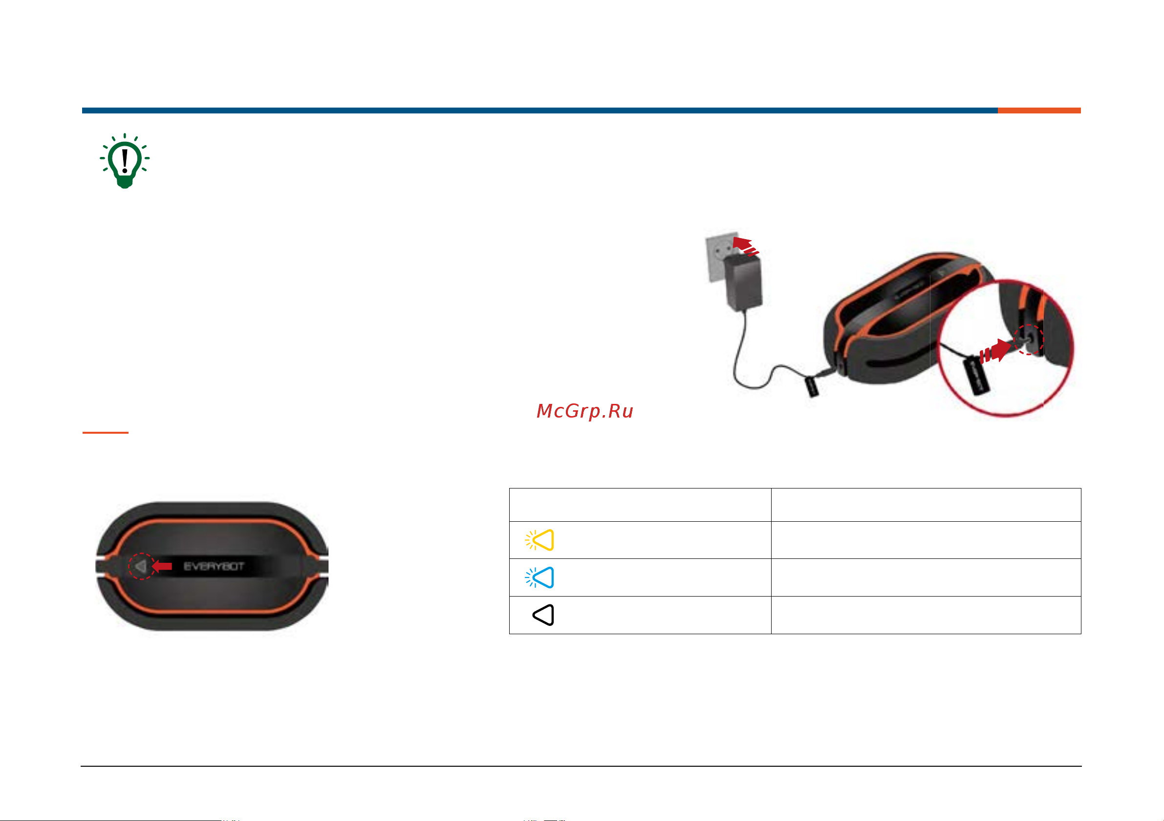 Everybot RS700 [10/24] Зарядка