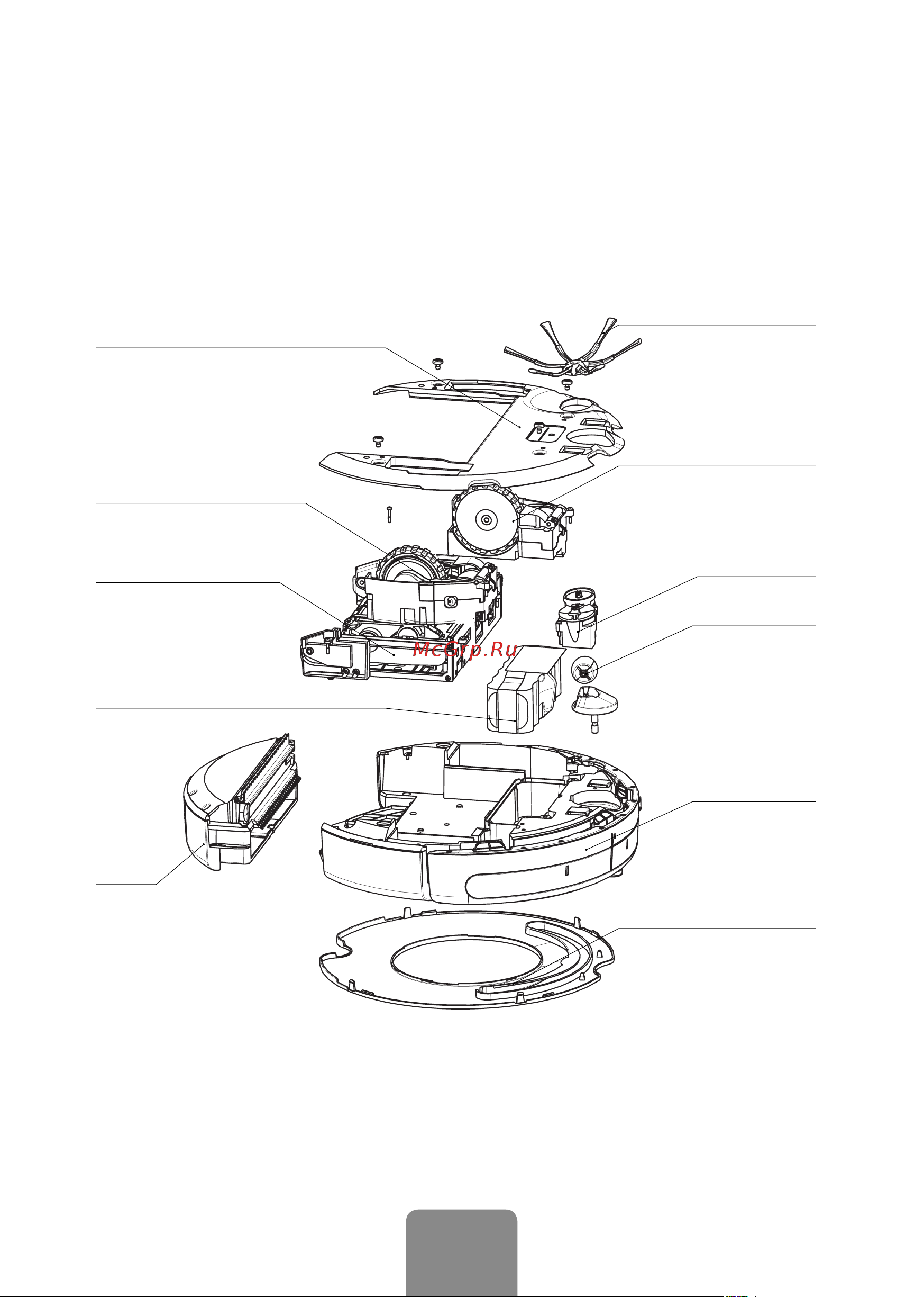 Irobot Roomba 612 [21/32] Основные узлы roomba