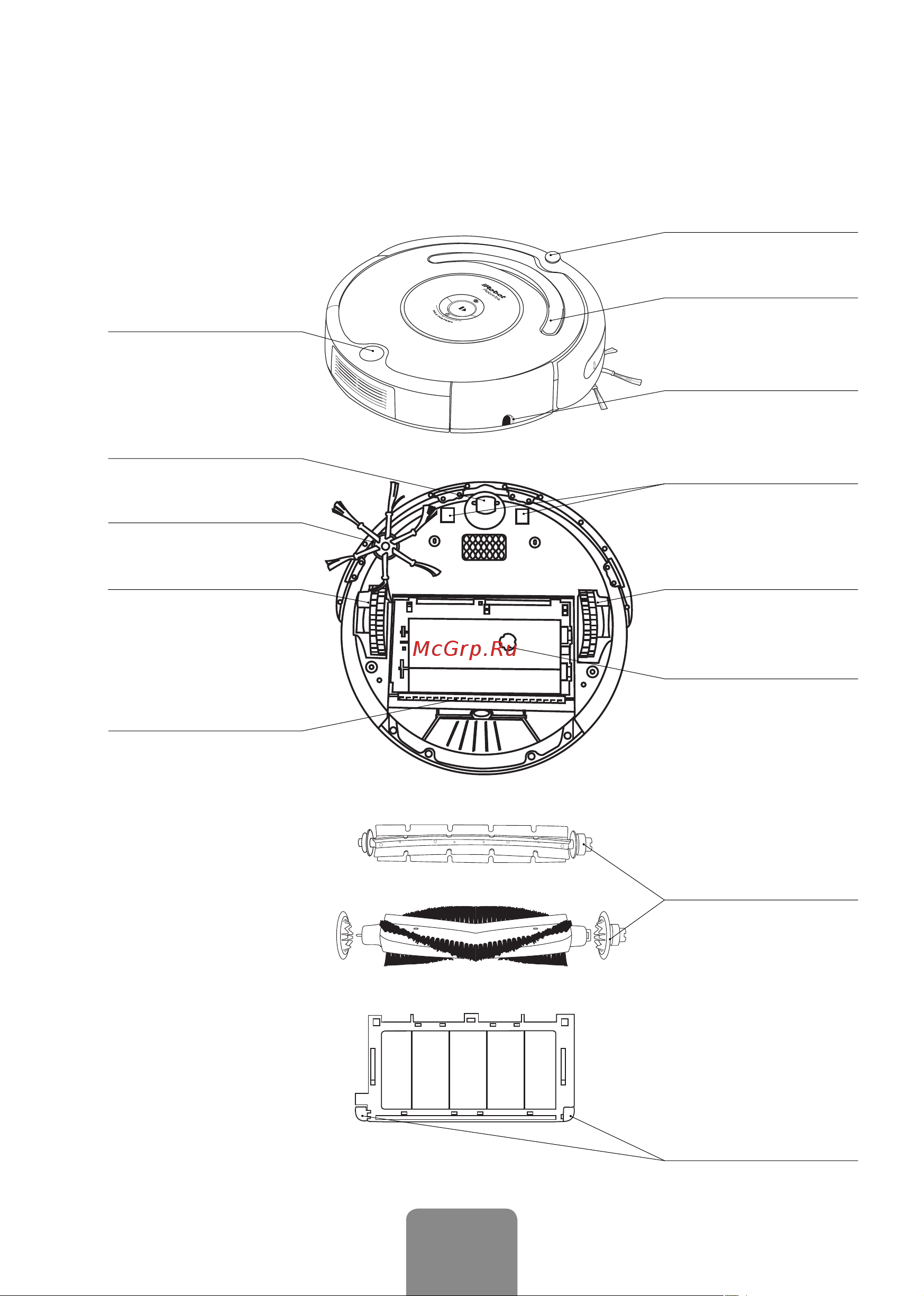 Irobot Roomba 612 [4/32] Устройство пылесоса roomba