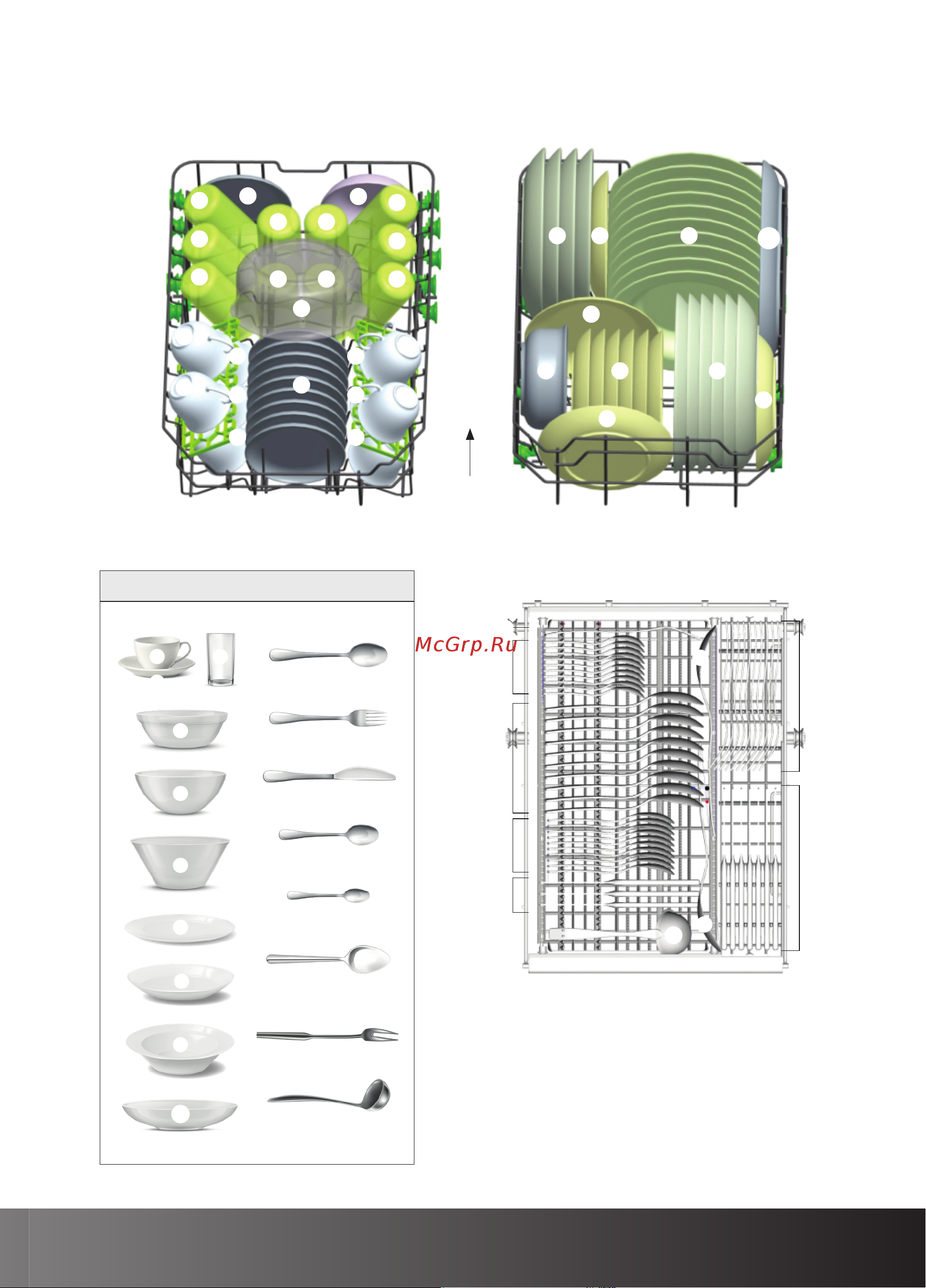 Hiberg F68 1430 B [45/56] Для моделей f48 1030 w b i46 1030 и i49 1032
